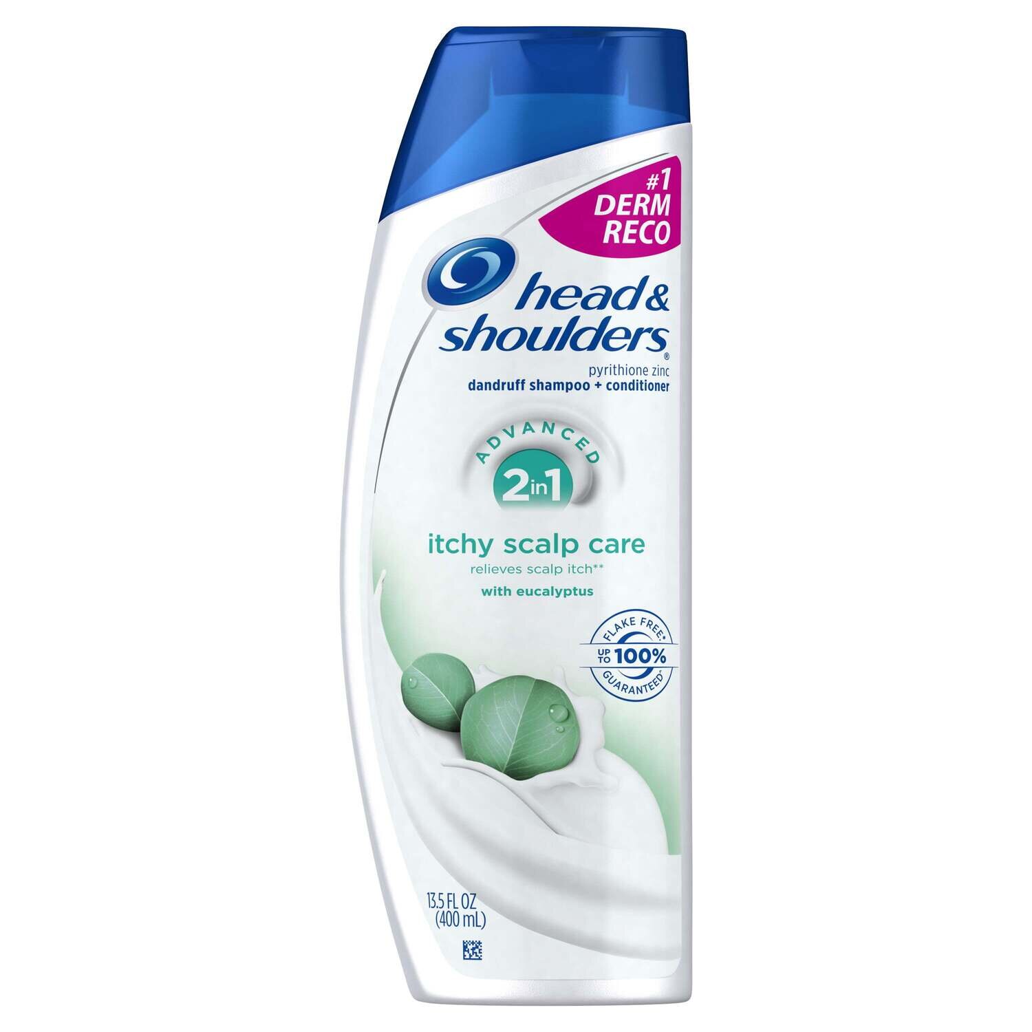 Head and Shoulders Itchy Scalp Care 2 in 1 Shampoo and Conditioner Infused with Eucalyptus
