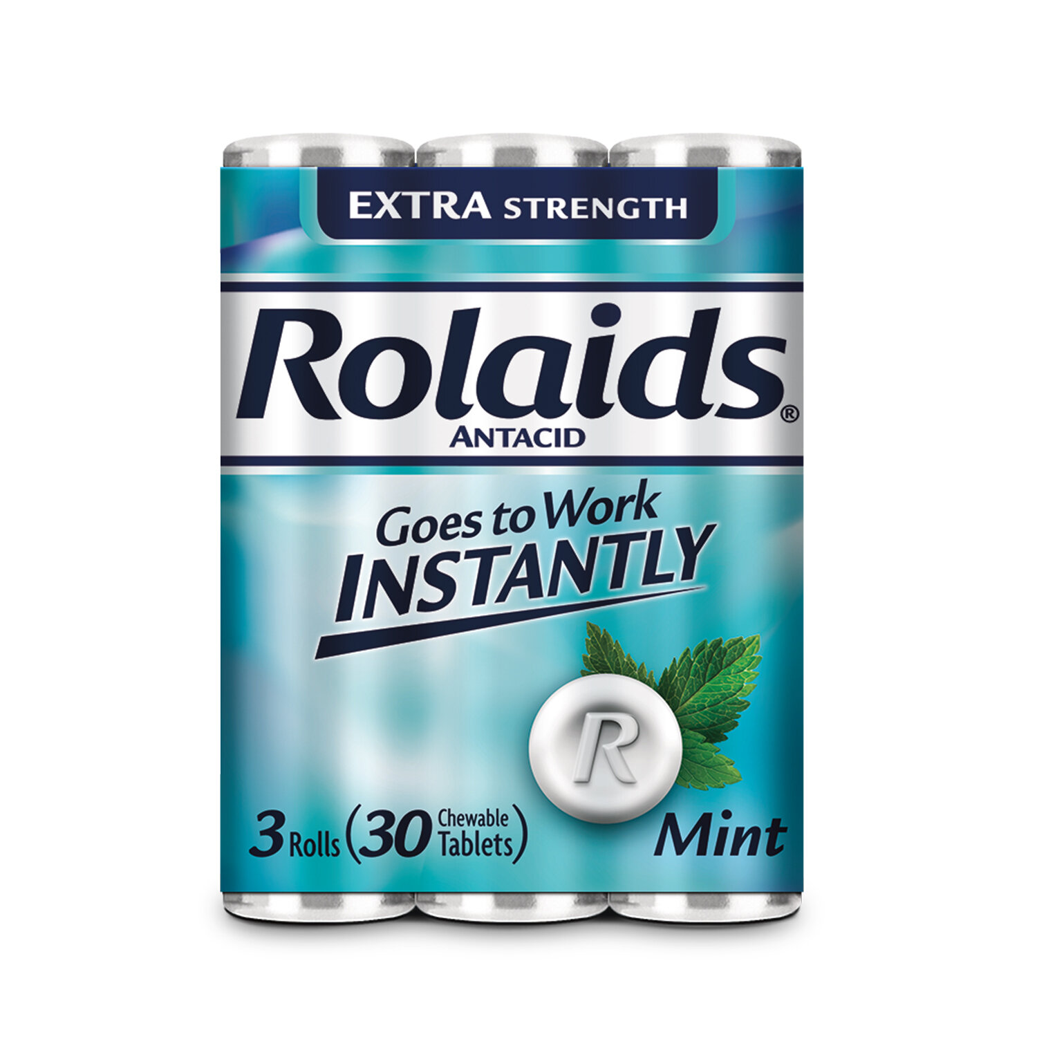 Rolaids Extra Strength Mint Chewable Tablets 30 ct