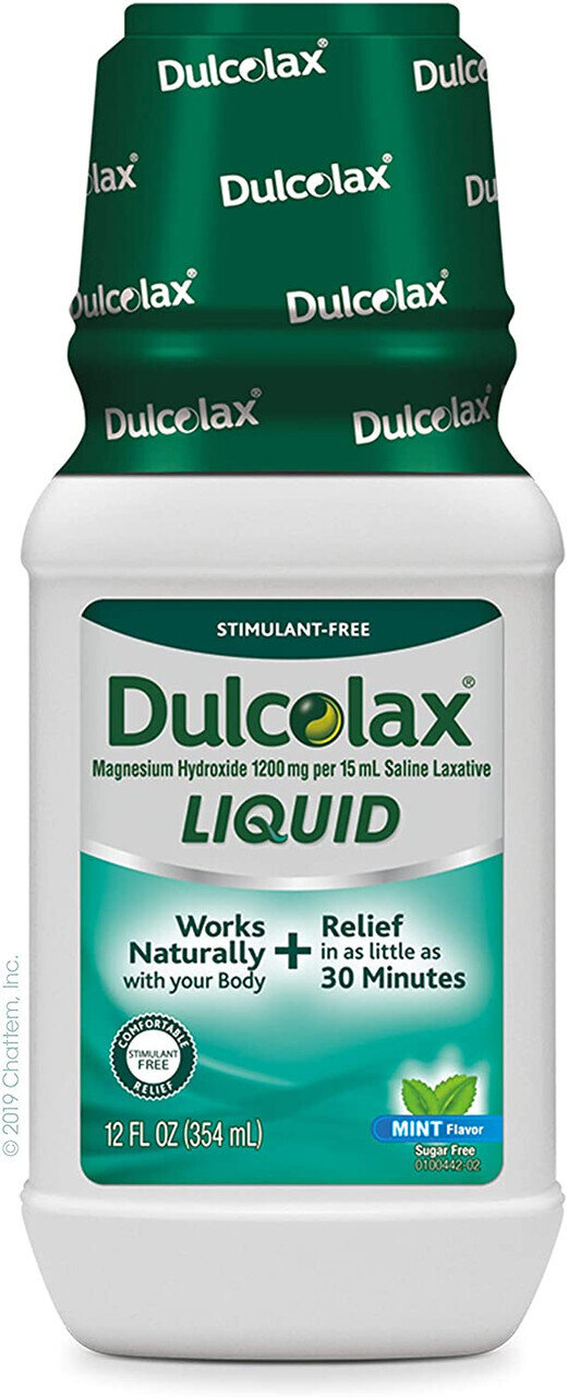 Dulcolax Liquid Mint Flavor 12 fl oz