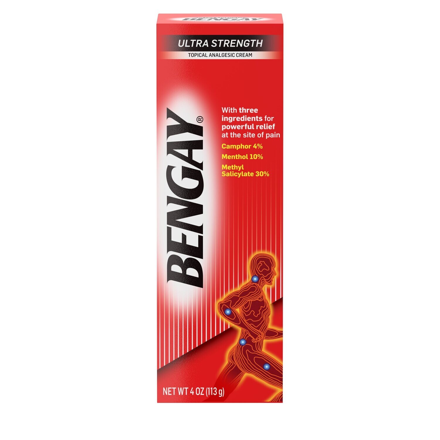 Bengay Ultra Strength Topical Analgesic Cream 4 oz