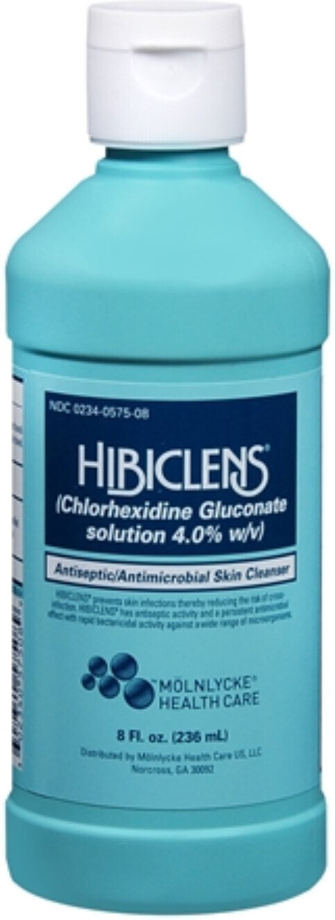Hibiclens Chlorhexidine Gluconate Solution 4% Antiseptic Skin Cleanser 8 fl oz