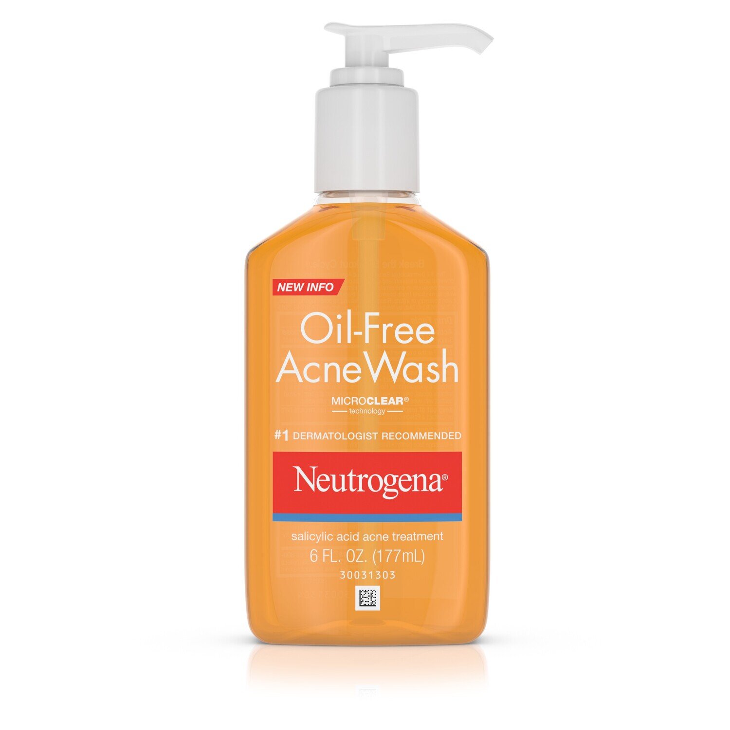 Neutrogena Oil-Free Acne Wash Salicylic Acid Acne Treatment 6 fl oz