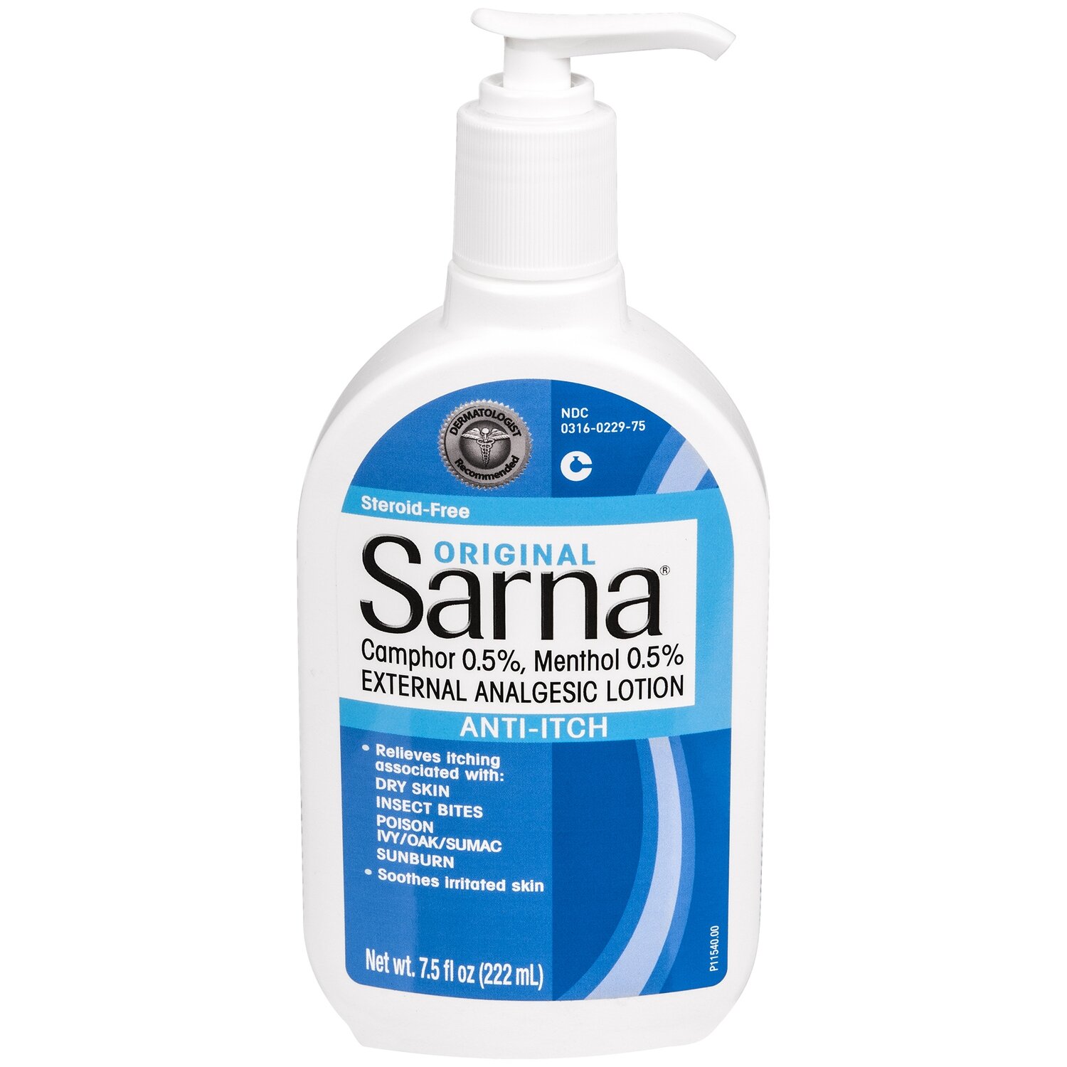 Sarna External Analgesic Lotion Pump Original 7.5oz
