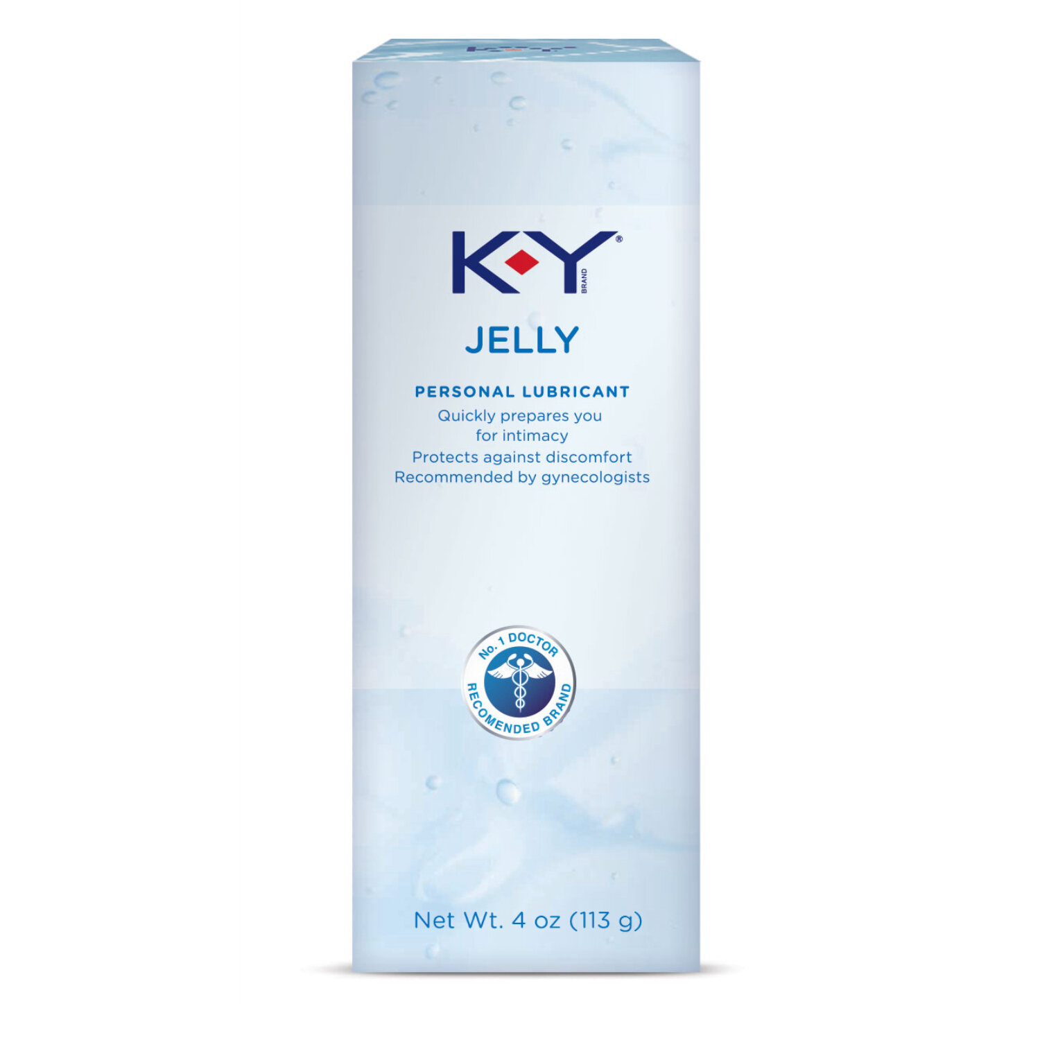 KY Jelly Classic Water-Based Personal Lubricant for Wetter Sex 4 oz