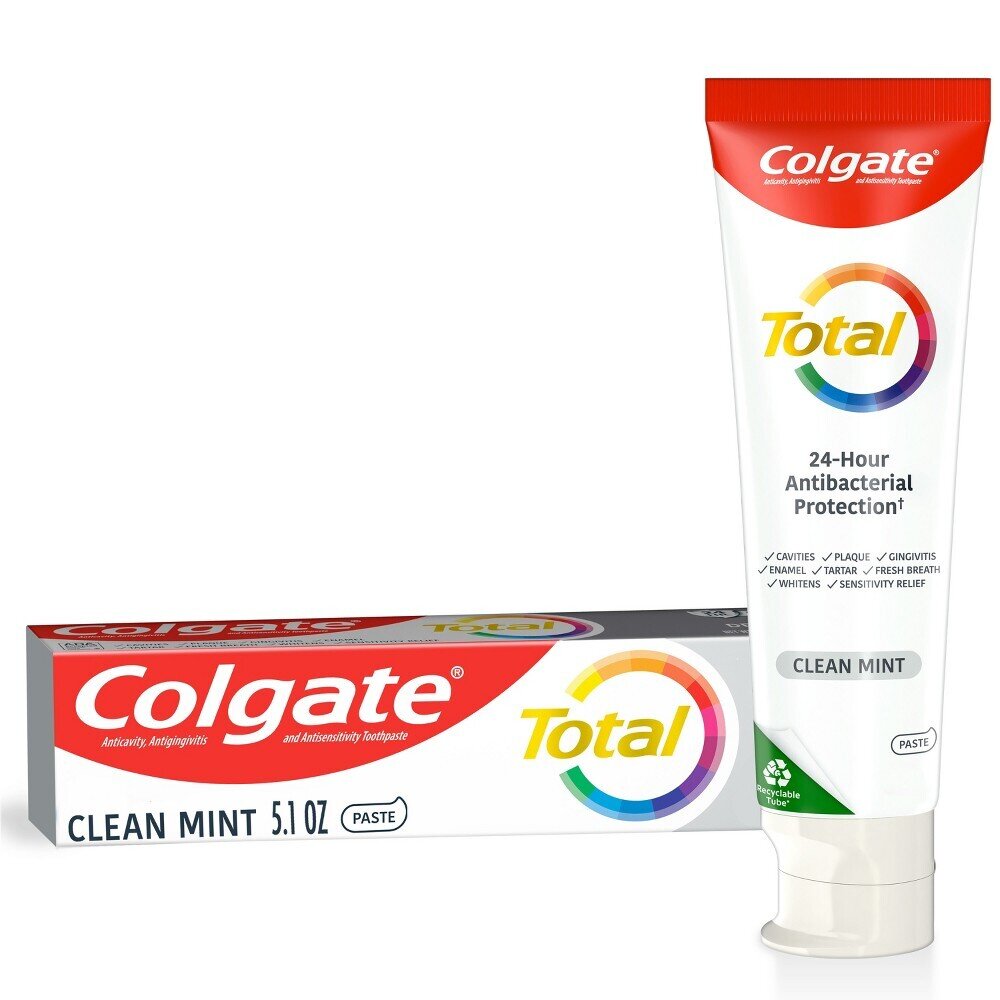 Colgate Total Anticavity Toothpaste - Clean Mint 5.1oz