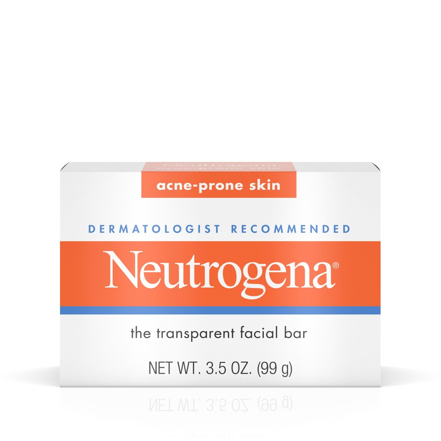 Neutrogena Acne-Prone Skin Transparent Facial Bar 3.5 oz
