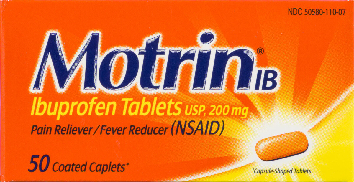 Motrin IB Coated Caplets 50 ct