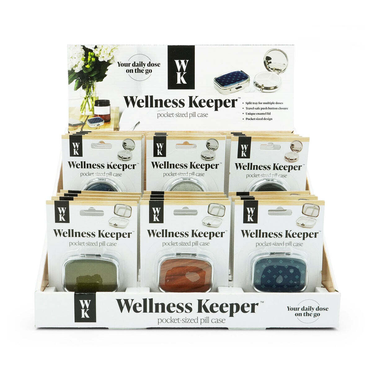 Wellness Keeper Pocket Sized Pill Case