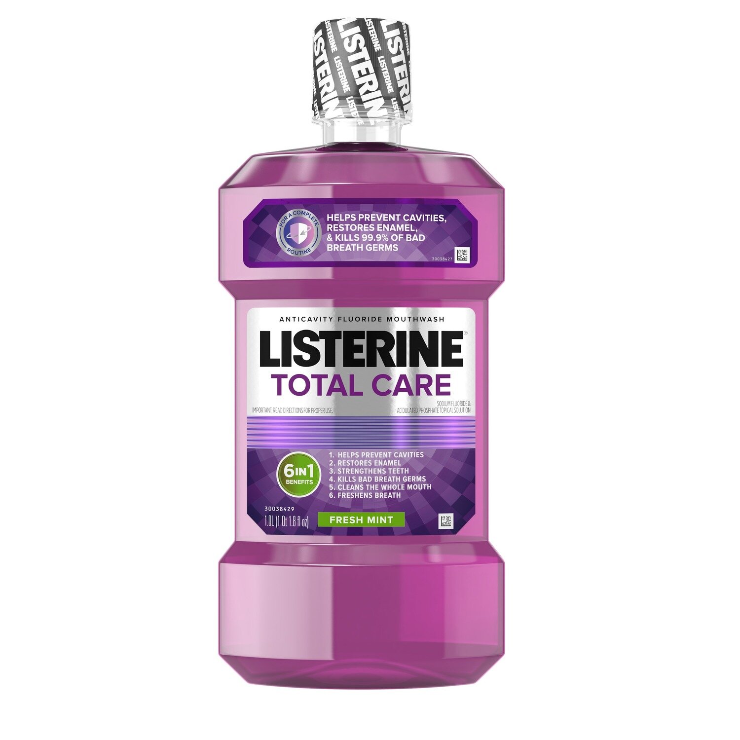 Listerine Total Care Anticavity Fluoride Mouthwash - Fresh Mint 1L