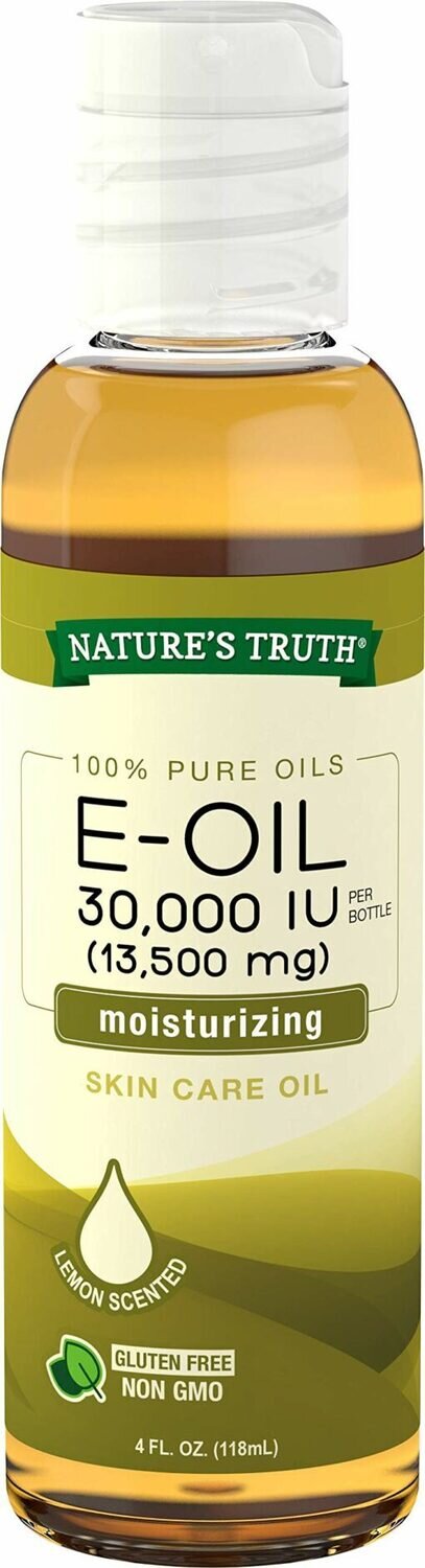 Nature's Truth E-Oil 30,000IU Moisturizing Skin Care Oil 4oz
