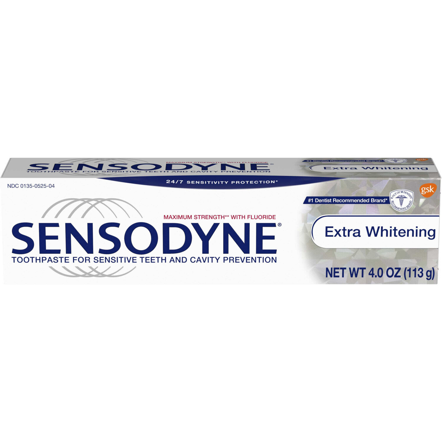 Sensodyne Extra Whitening Sensitivity Protection Toothpaste 4oz