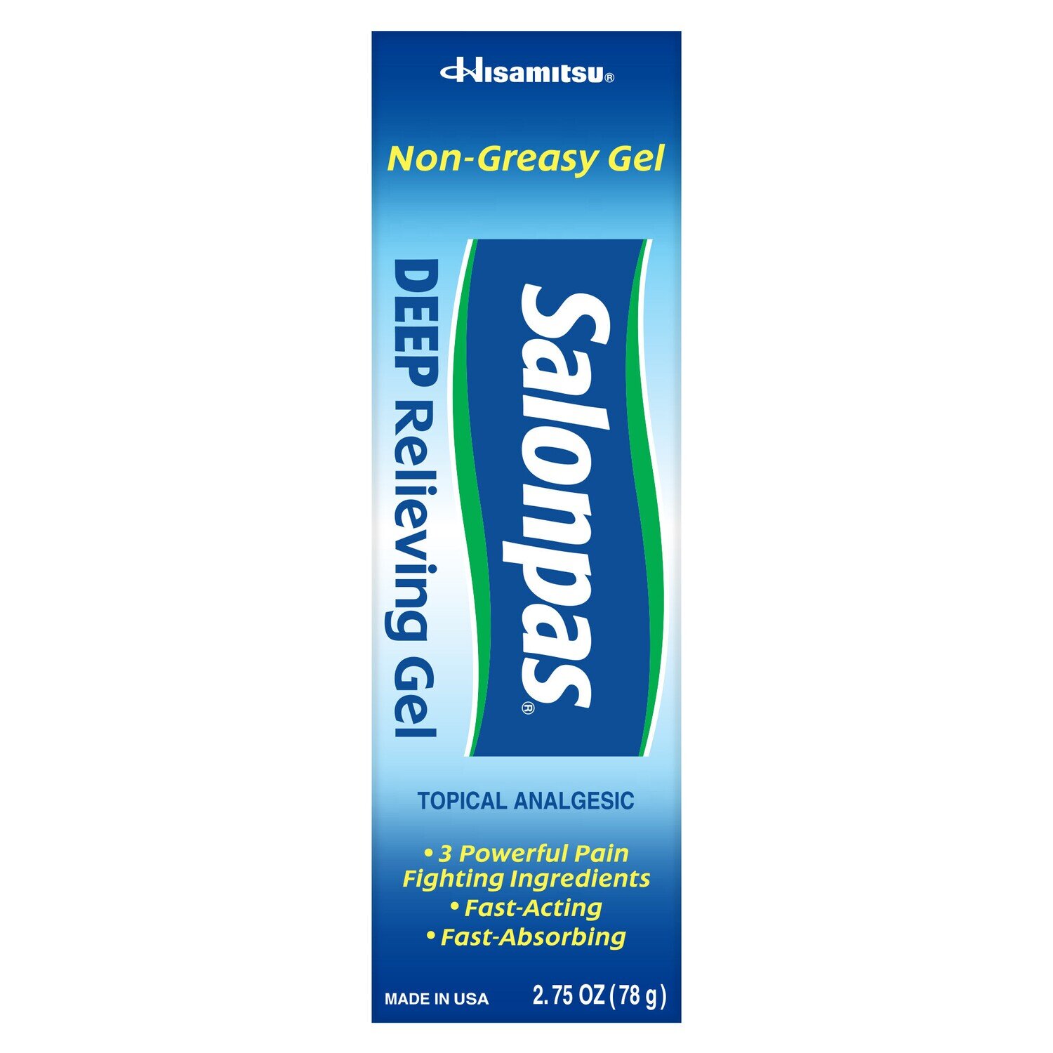 Salonpas Deep Relieving Gel Non-Greasy Topical Analgesic