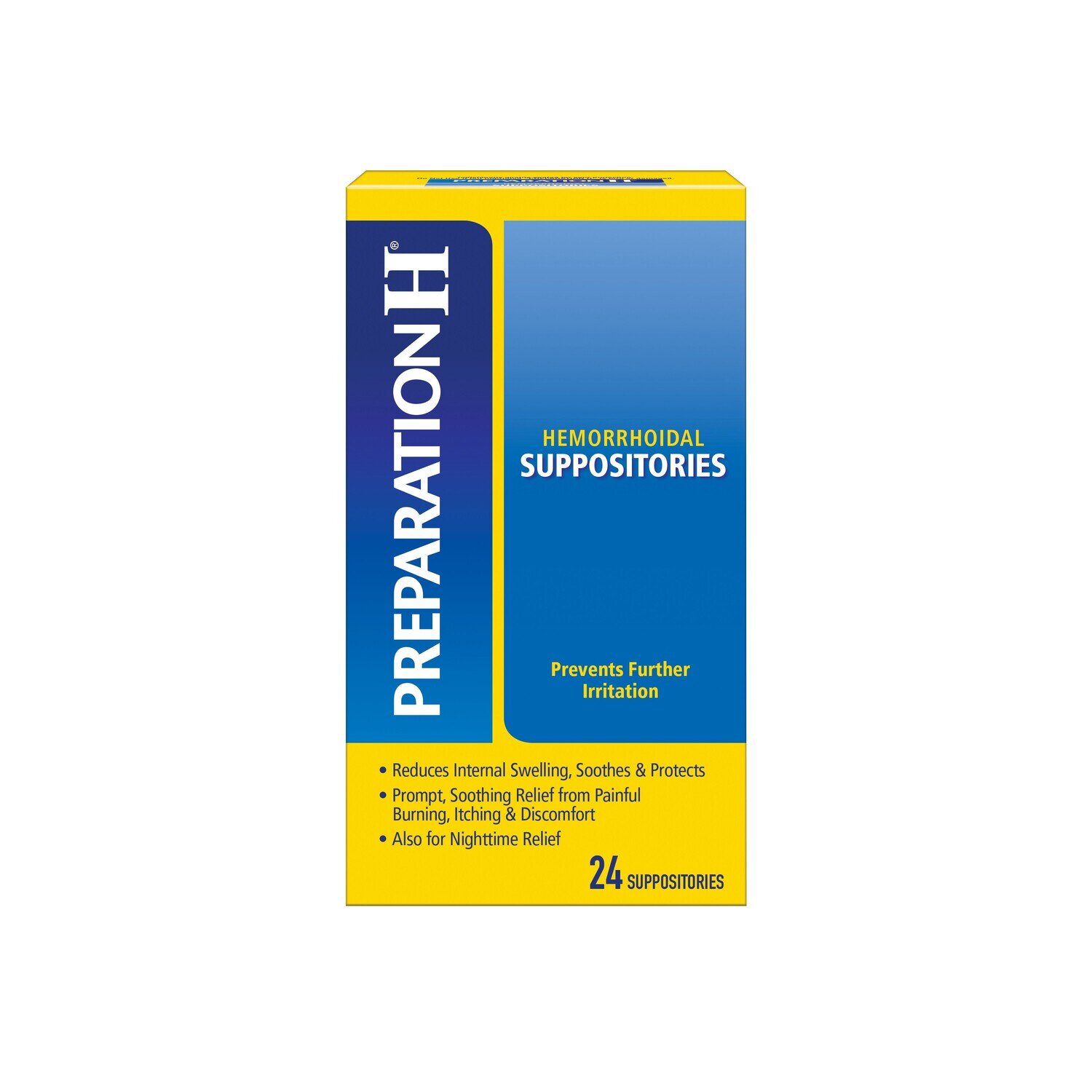 Preparation H Hemorrhoidal Suppositories 24 ct