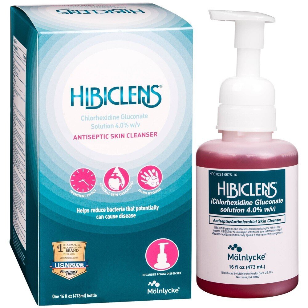 Hibiclens Chlorhexidine Gluconate Solution 4% Antiseptic Skin Cleanser 16 fl oz