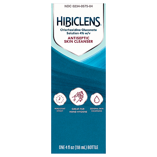 Hibiclens Chlorhexidine Gluconate Solution 4% Antiseptic Skin Cleanser 4 fl oz