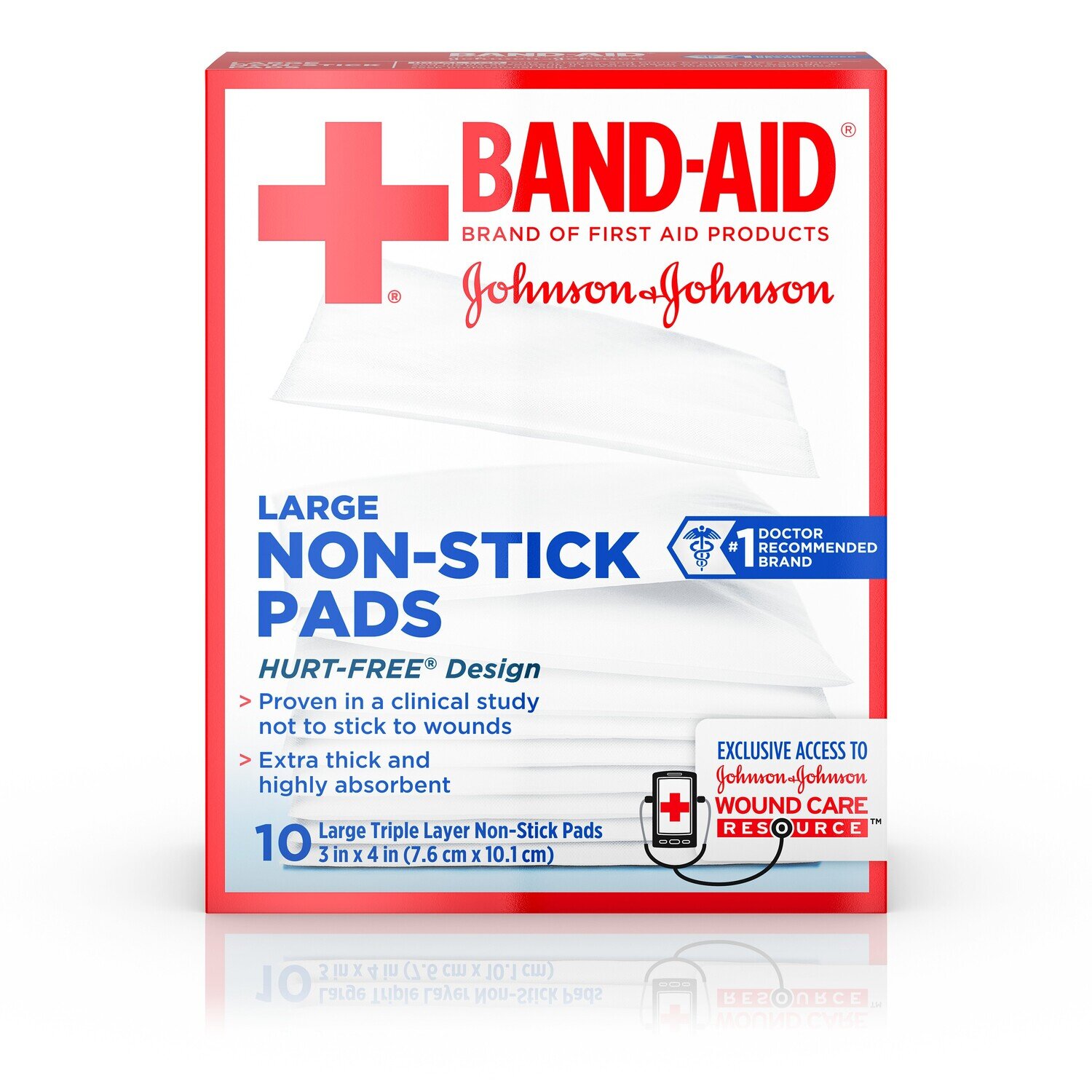 HURT-FREE® Non-Stick Gauze Pads