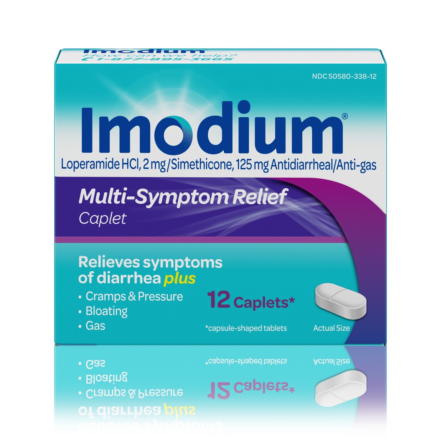 Imodium Multi-Symptom Relief Caplets 12ct