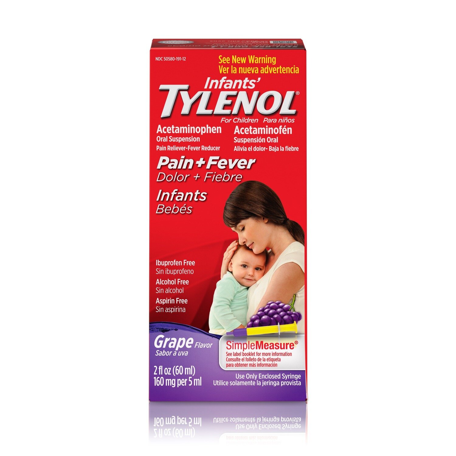 Tylenol Infants’ Oral Suspension Grape Flavor