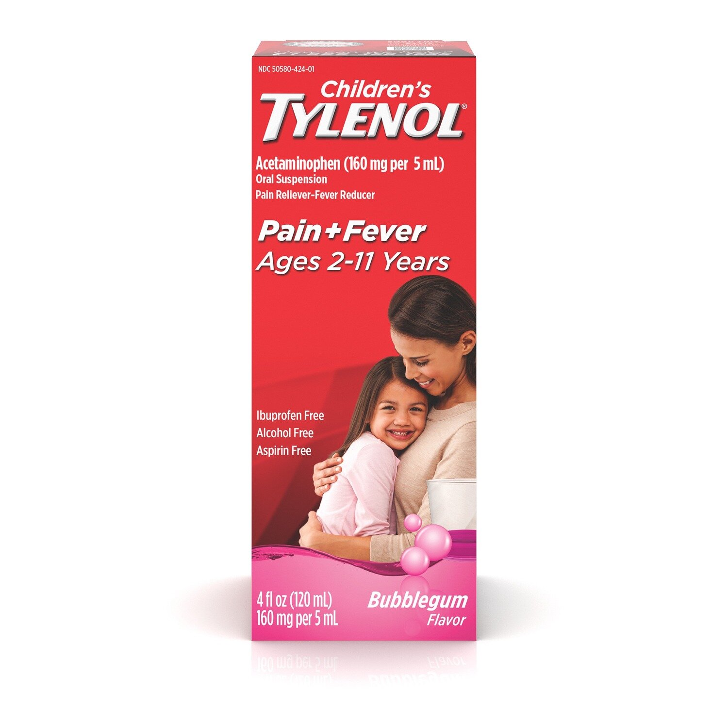 Tylenol Children’s Oral Suspension Bubble Gum Flavor