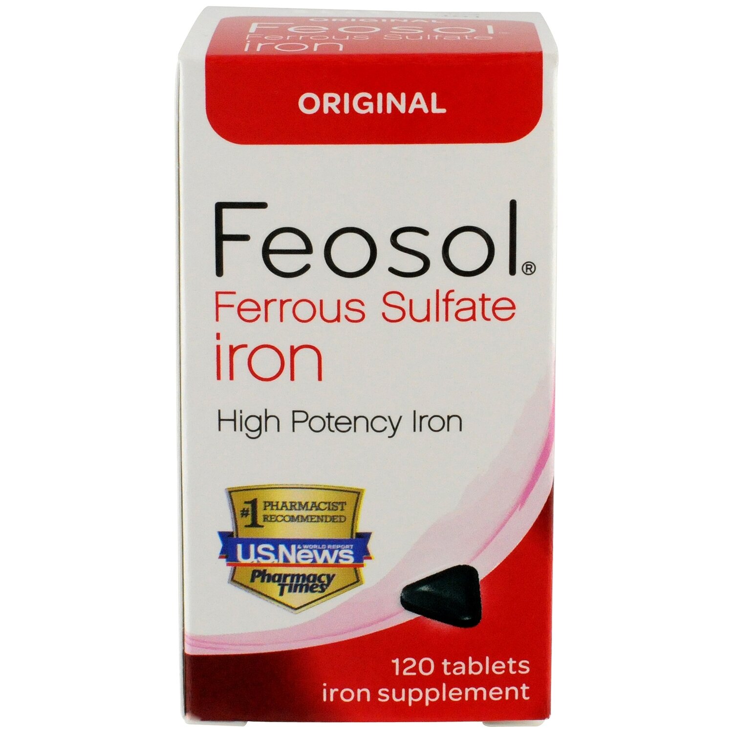 Feosol High Potency Ferrous Sulfate Iron Supplement Tablets 129ct
