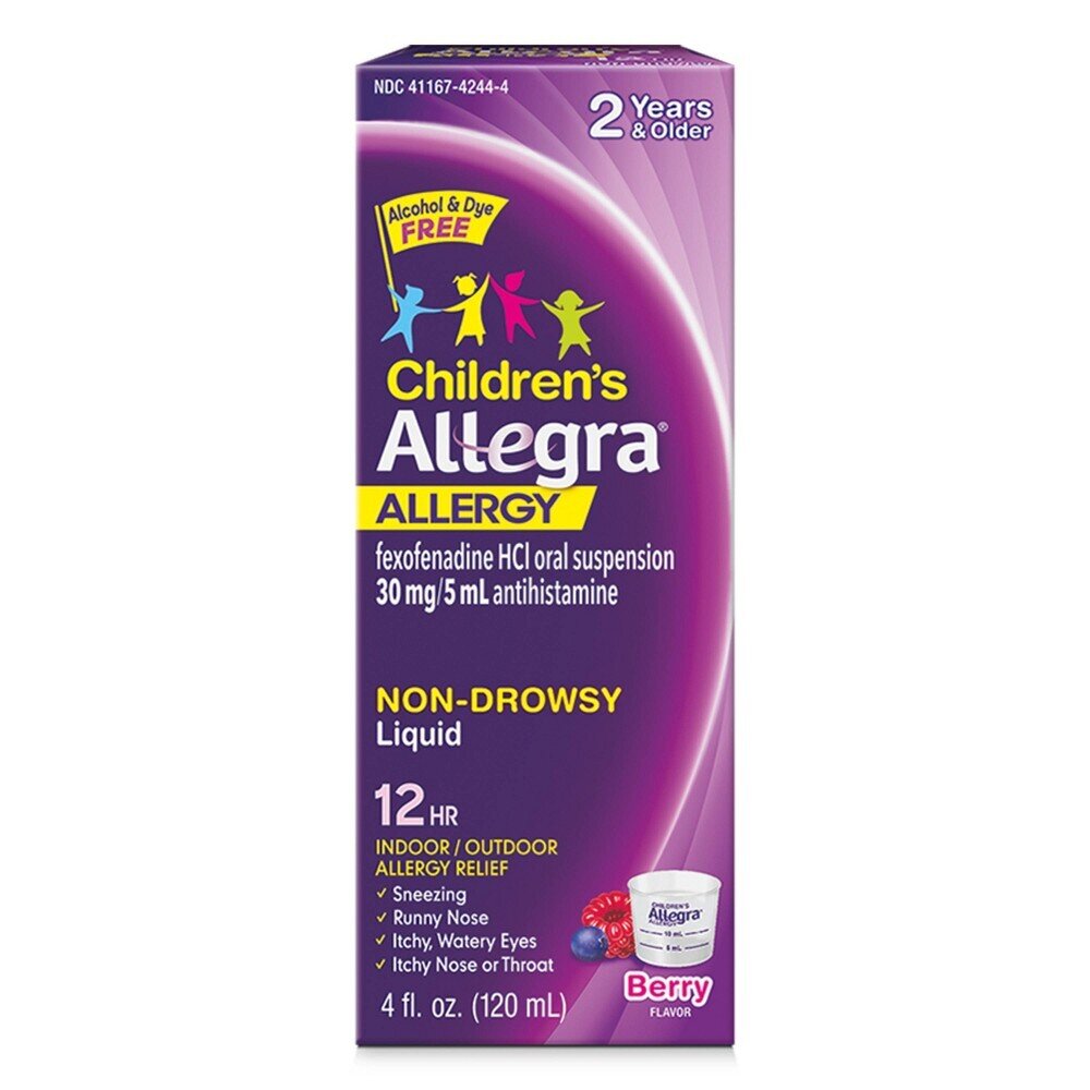 Allegra Children’s Allergy Non-Drowsy 12 Hour Mixed Berry 4 fl oz