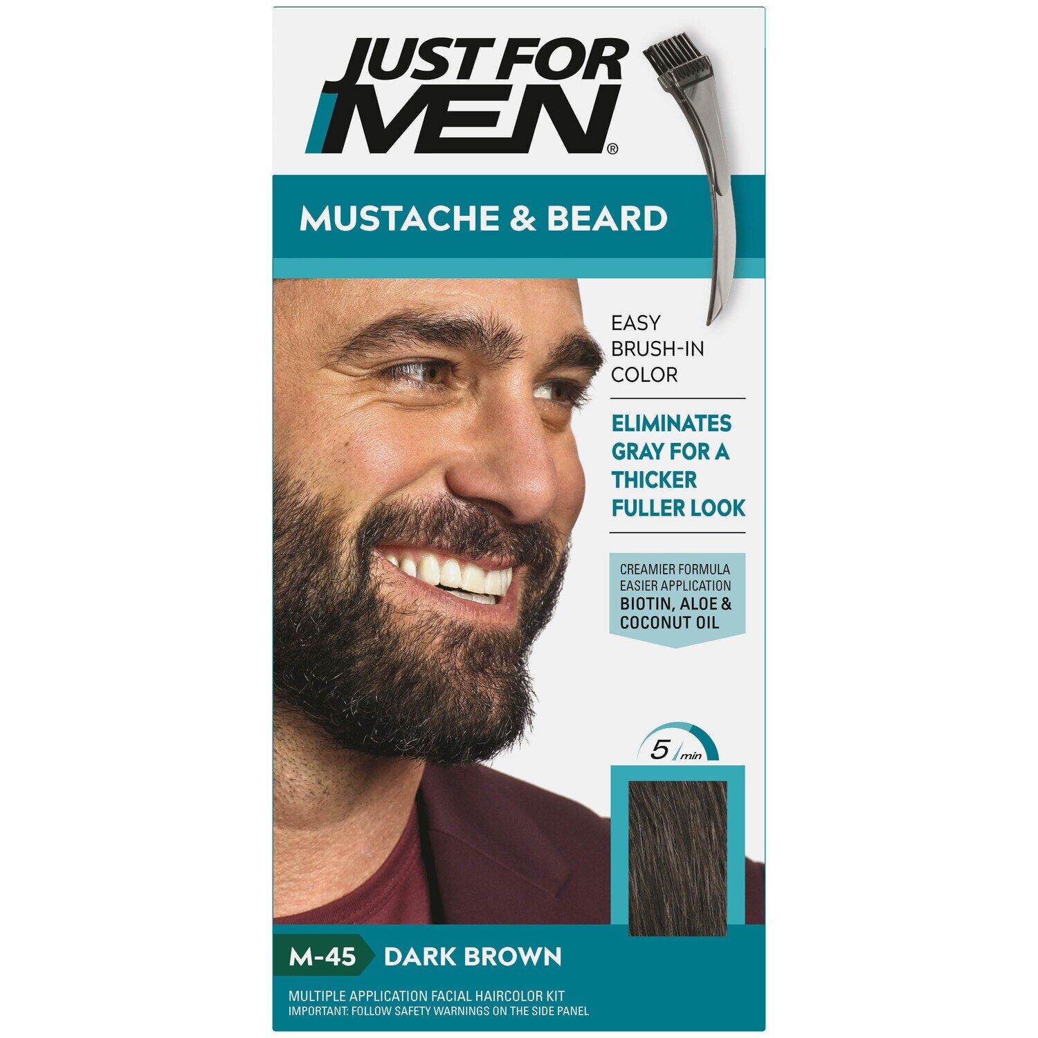 Just for Men Mustache and Beard Dye Dark Brown