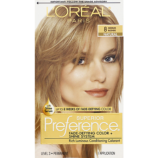 L’oréal Paris Superior Preference Permanent Haircolor #8 Medium Blonde