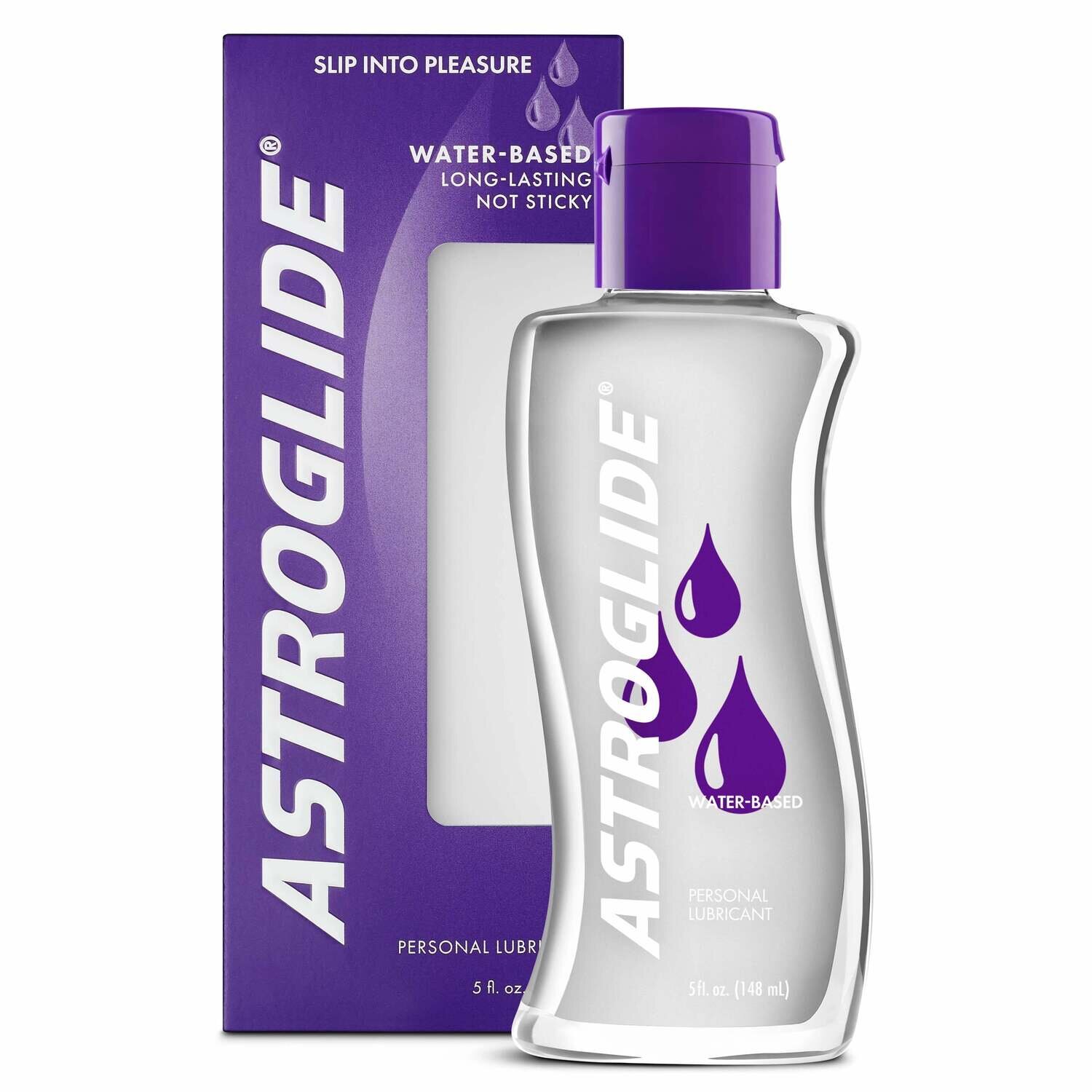 Astroglide Water-Based Long-Lasting Not Sticky Personal Lubricant 5 fl oz