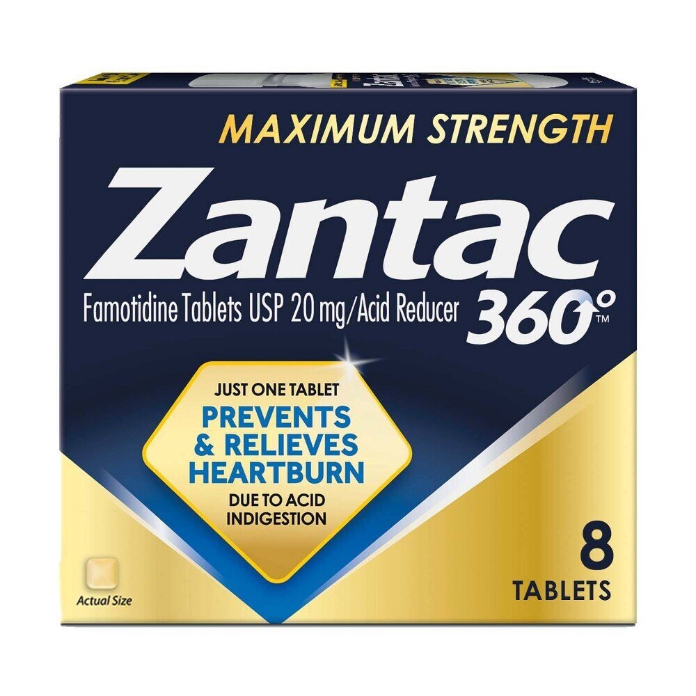 Zantac Max Strength Tablets 8ct