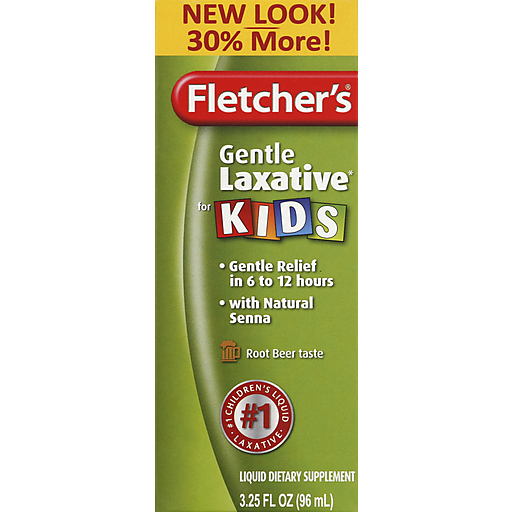 Fletcher's Laxative Liquid Herbal Supplement Ages 2+ - Root Beer Flavor 3.25oz