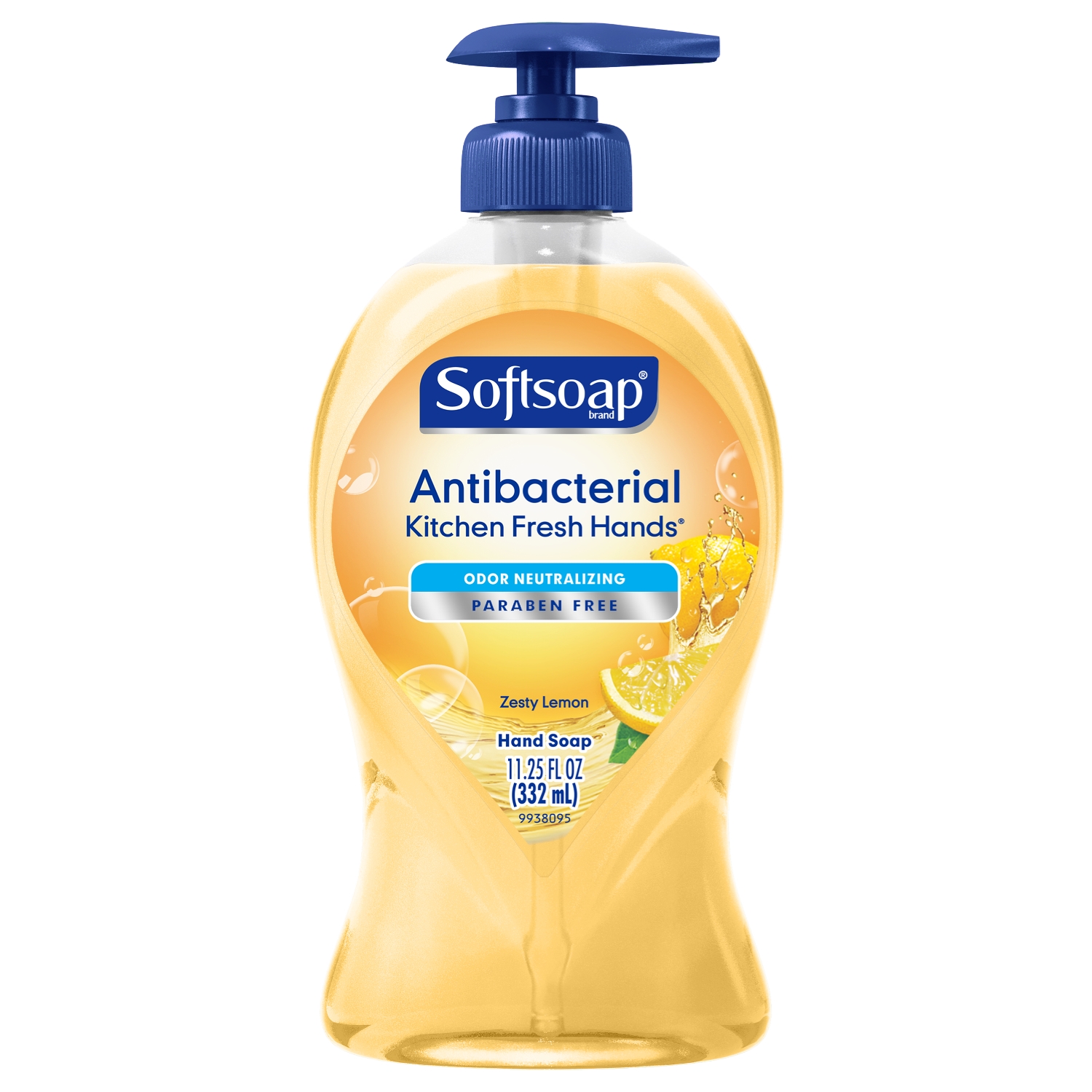 Softsoap Antibacterial Kitchen Fresh Hands Paraben Free Hand Soap - Zesty Lemon 11.25oz