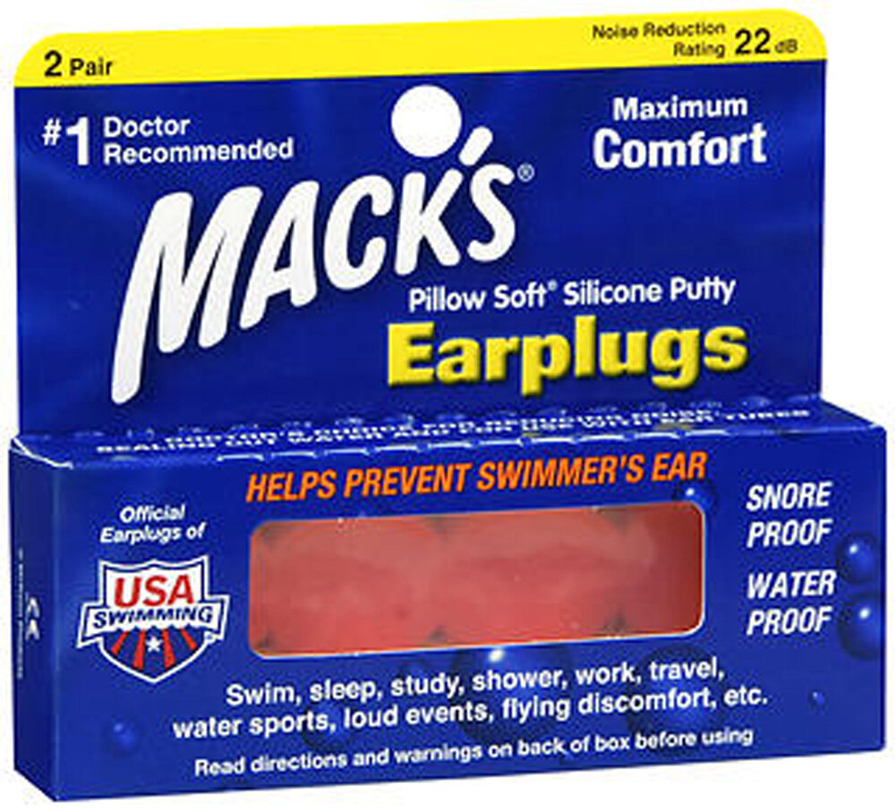 Mack’s Earplugs 2 pack