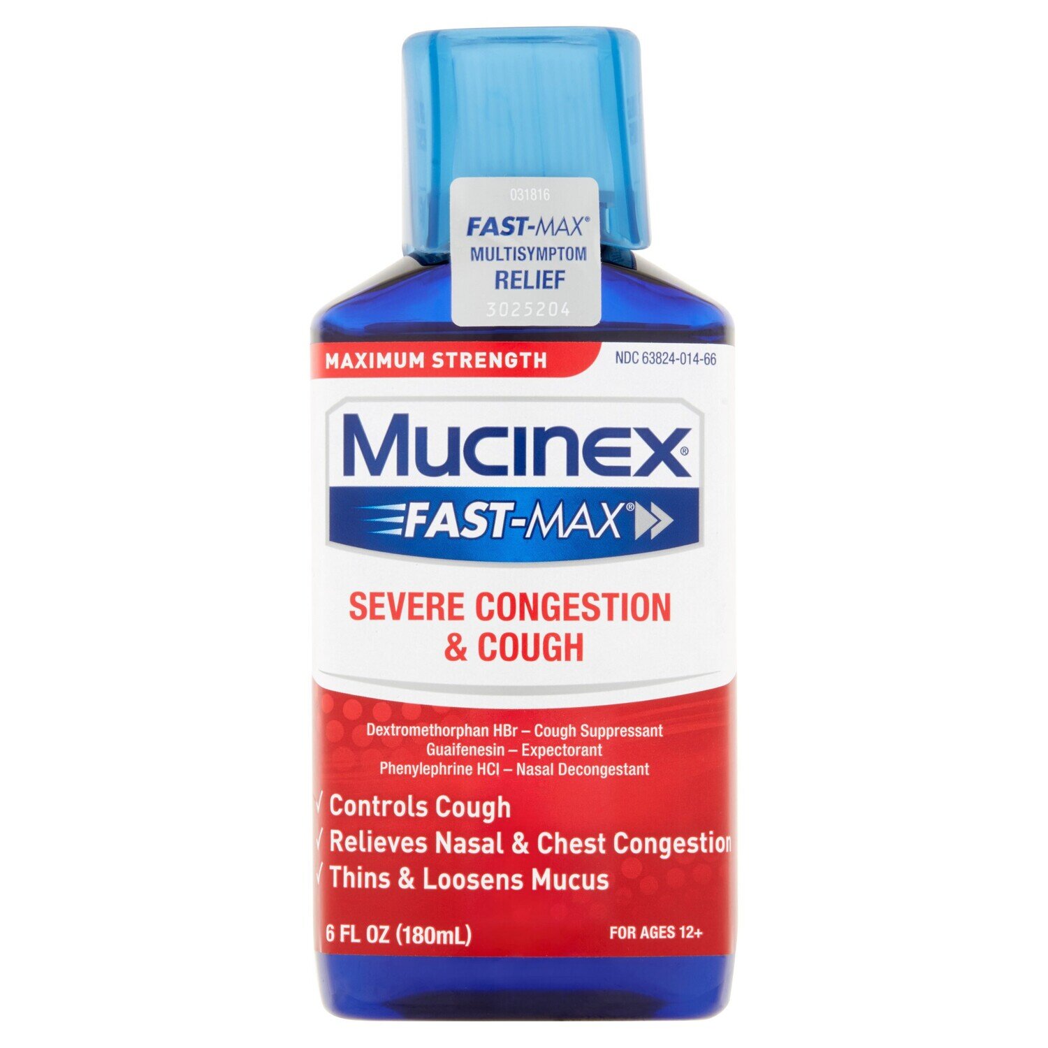 Mucinex Maximum Strength Fast-Max Severe Congestion and Cough