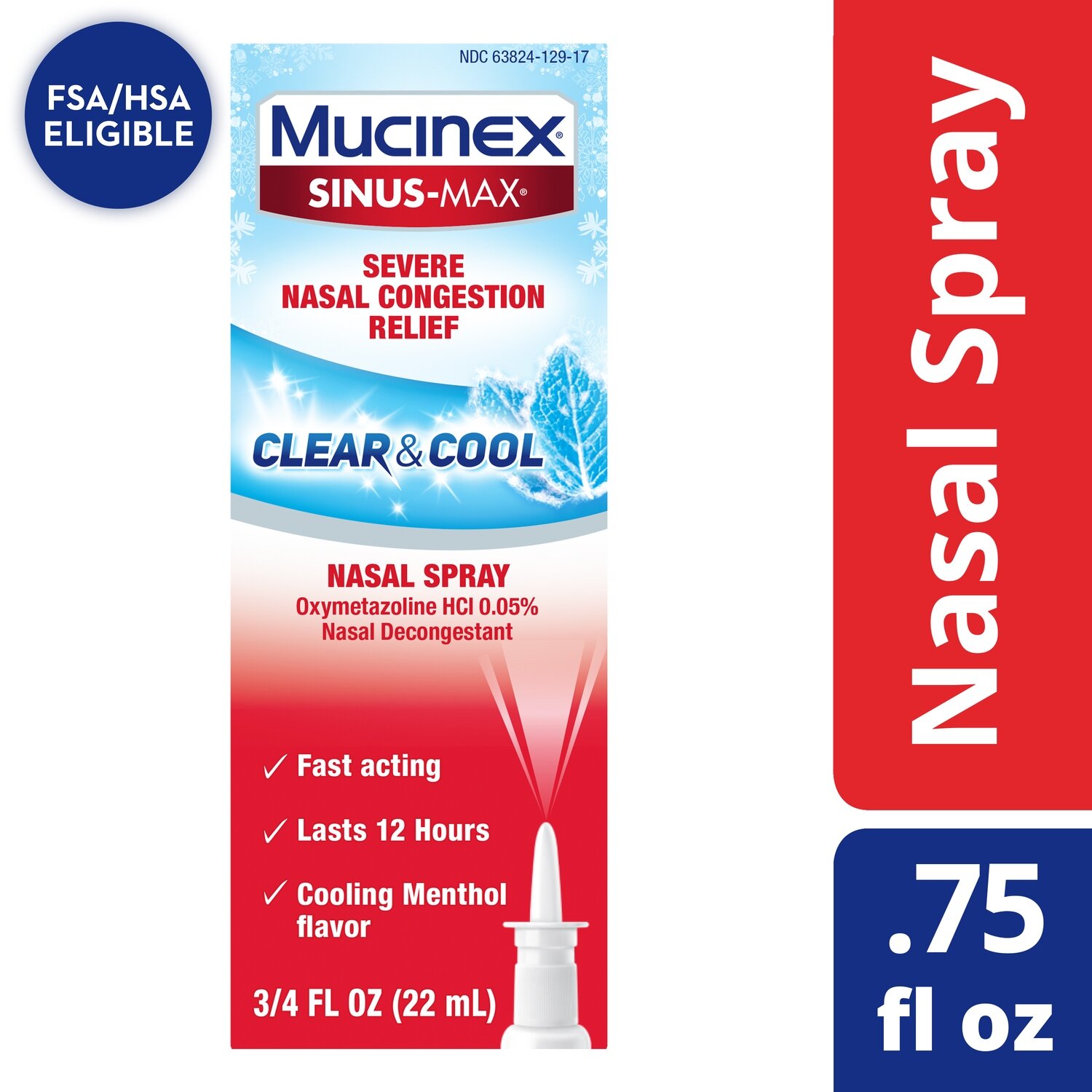 Mucinex Sinus-Max Clear and Cool Nasal Spray