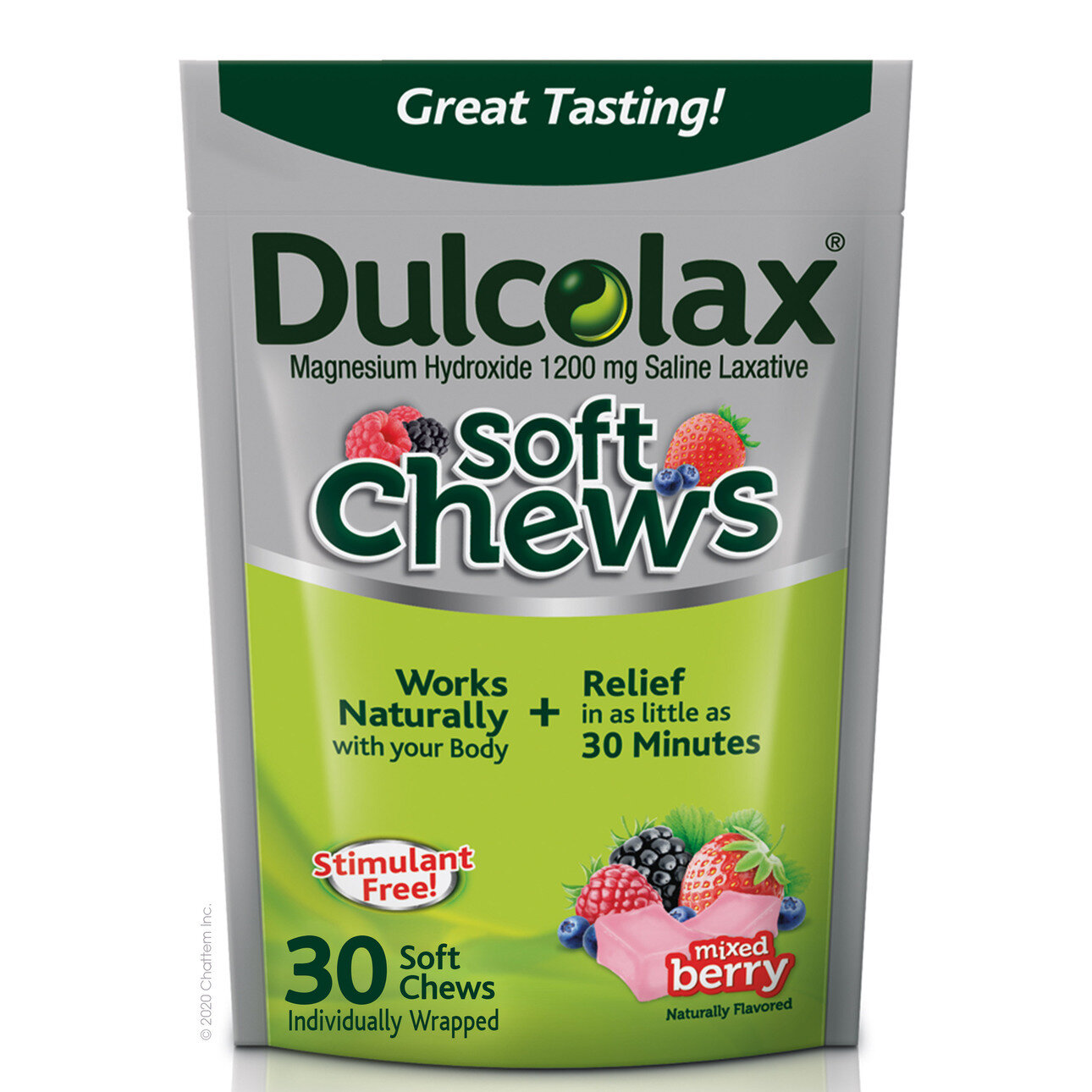 Dulcolax Soft Chews Mixed Berry 30 ct
