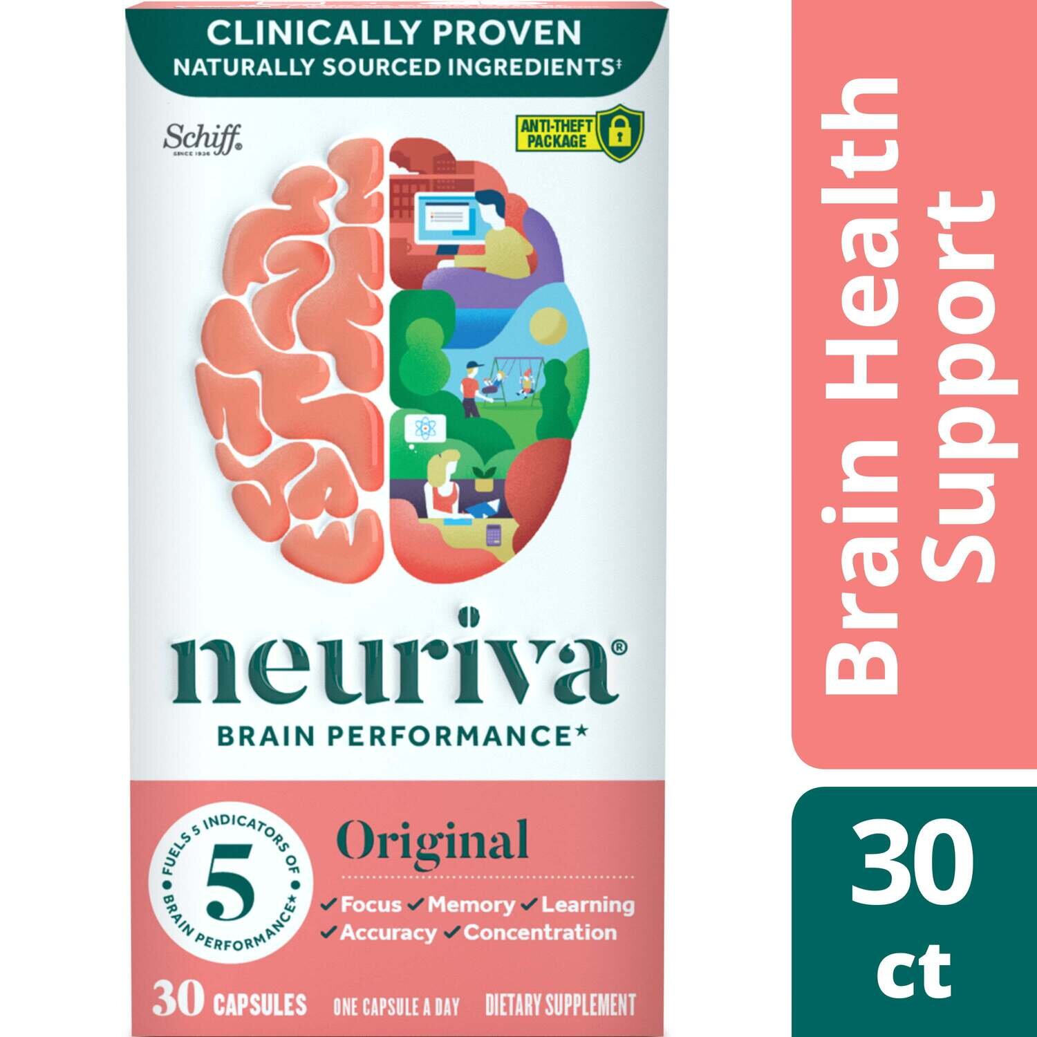 Neuriva Brain Health Original Capsules 30ct