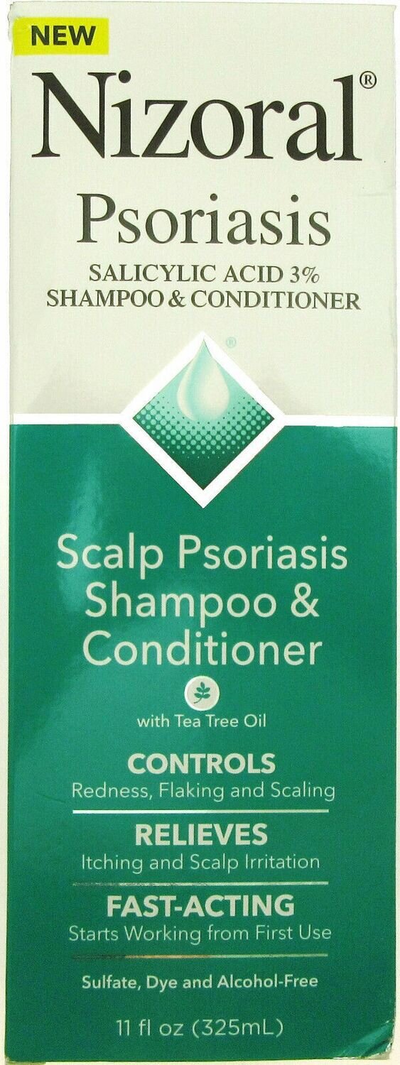 Nizoral Psoriasis Scalp Shampoo and Conditioner with Tea Tree Oil