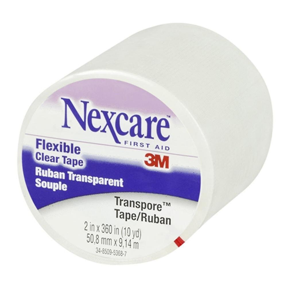 Nexcare Flexible Clear Tape 2in/po x 360in/po