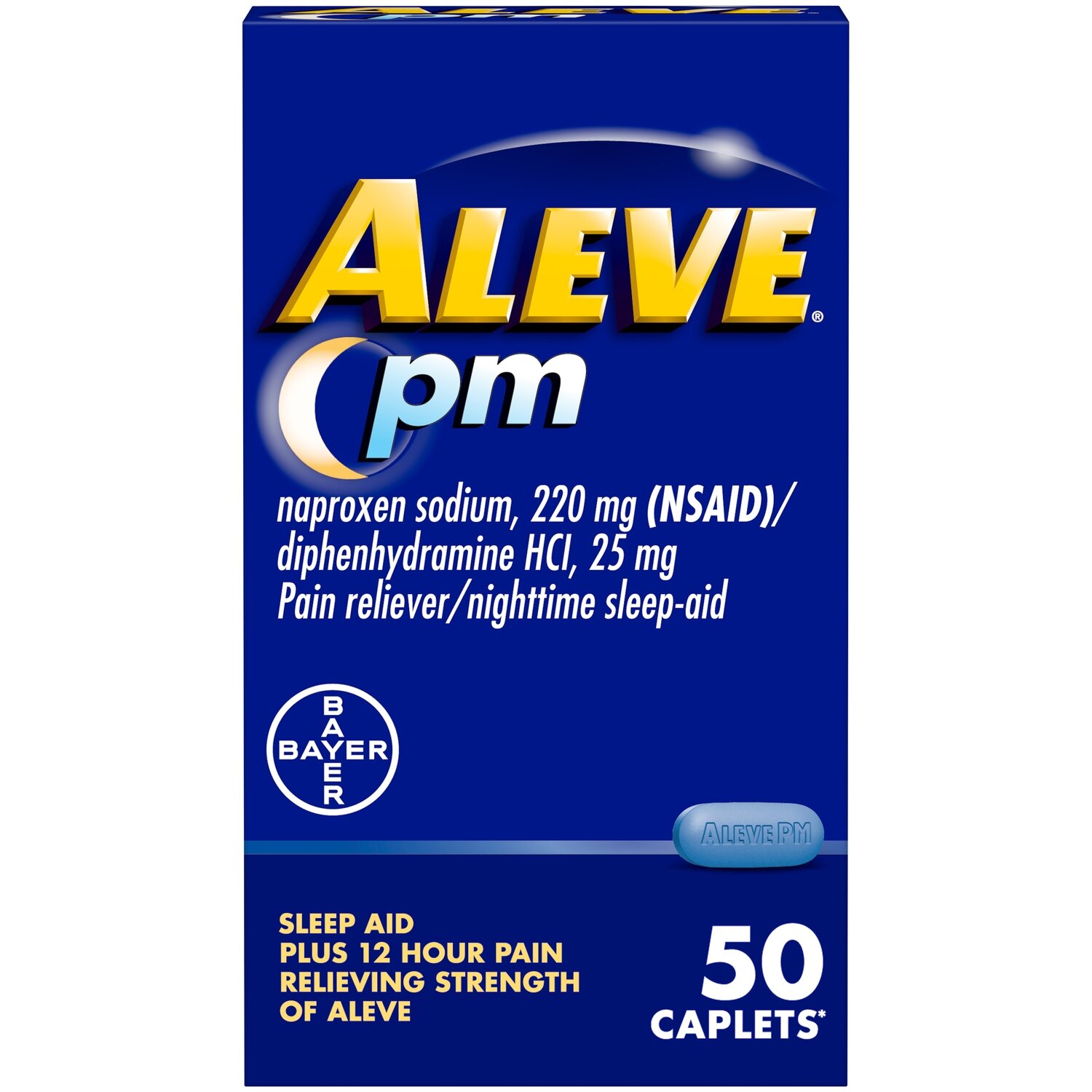Aleve PM Caplets 50 ct
