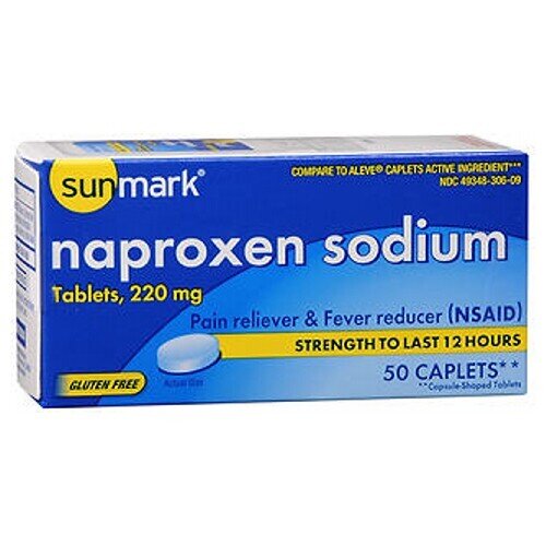 Sunmark Naproxen Sodium 220 mg Caplets 50 ct
