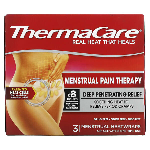 ThermaCare Menstrual Heatwraps 3 pack