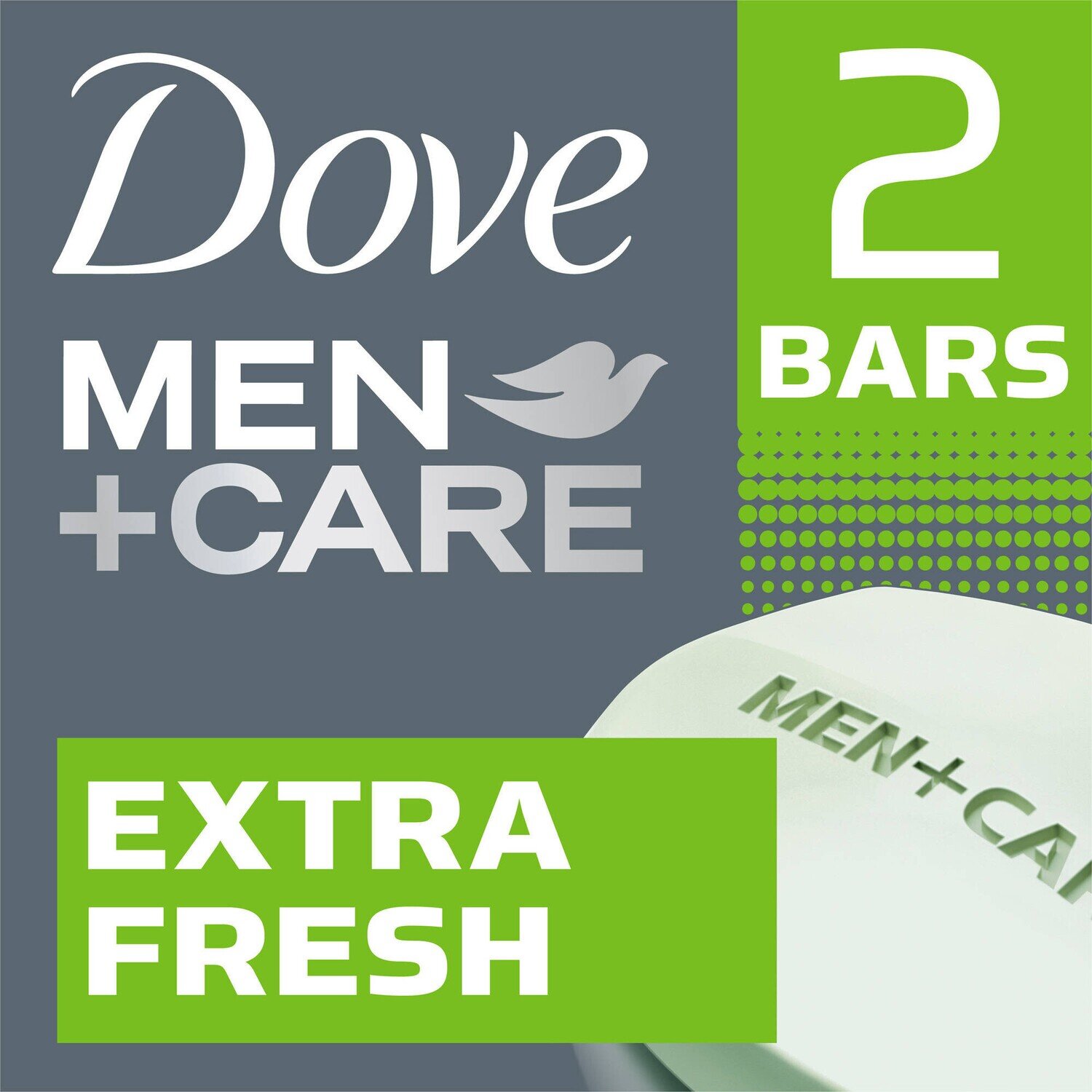 Dove Men + Care 3-n-1 Moisturizing Cream Bar Soap - Extra Fresh 2 Pack