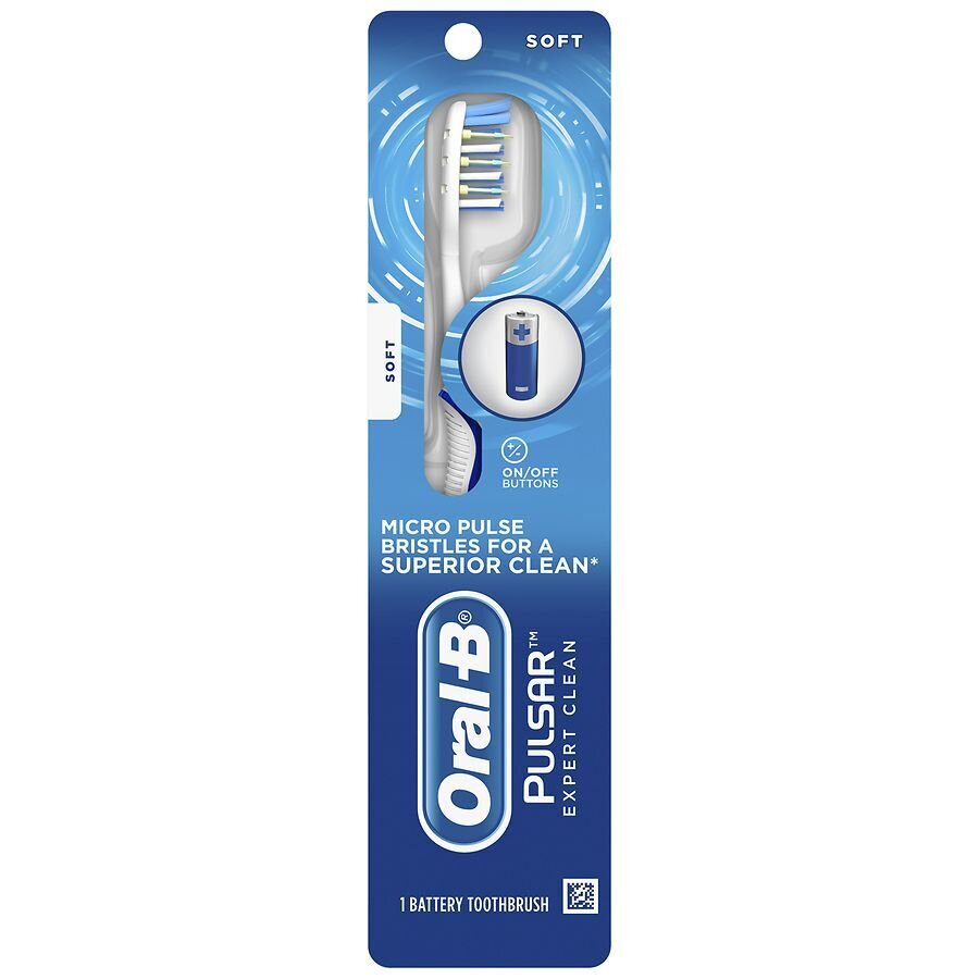 Oral-B Vibrating Pulsar Expert Clean Soft Toothbrush Battery Included