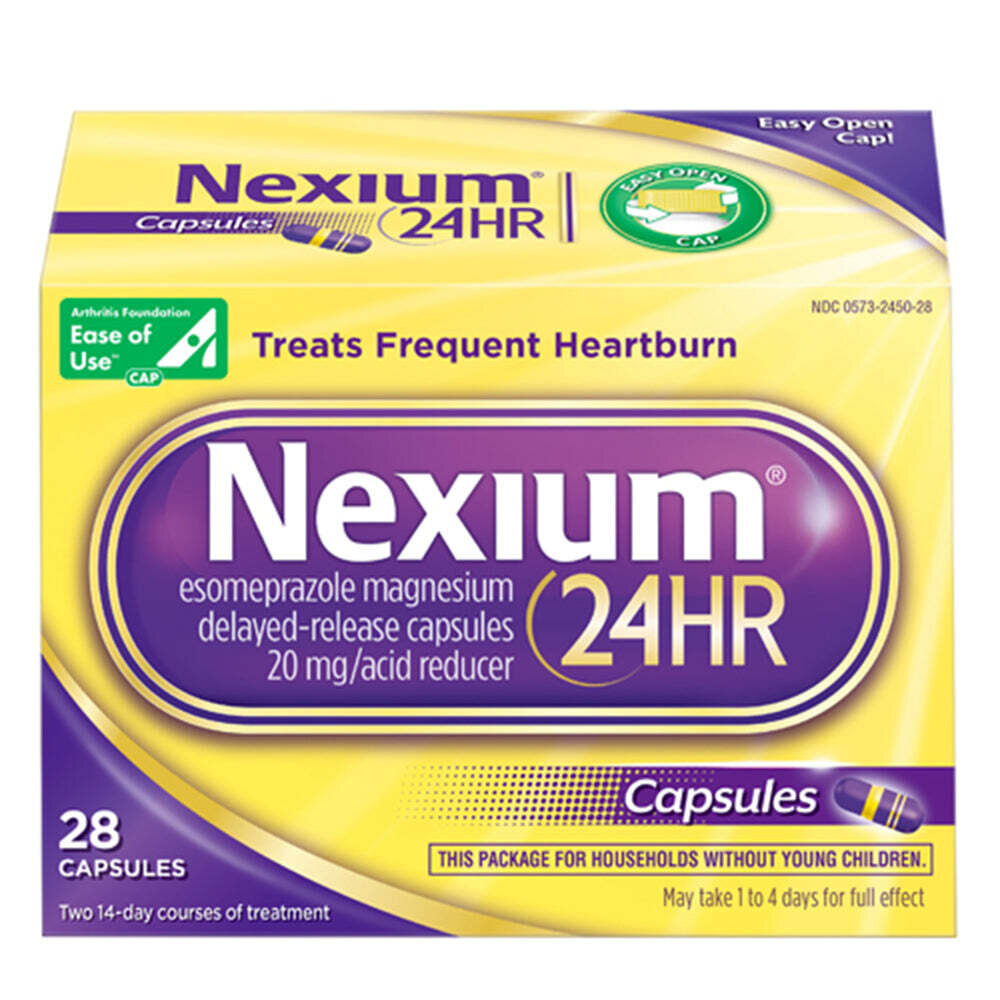 Nexium 24HR Capsules 28ct
