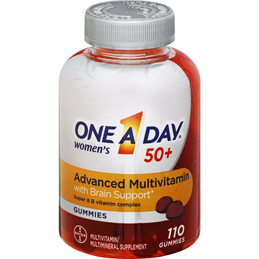 One A Day Women's 50+ Advanced Multivitamin Gummies 110ct