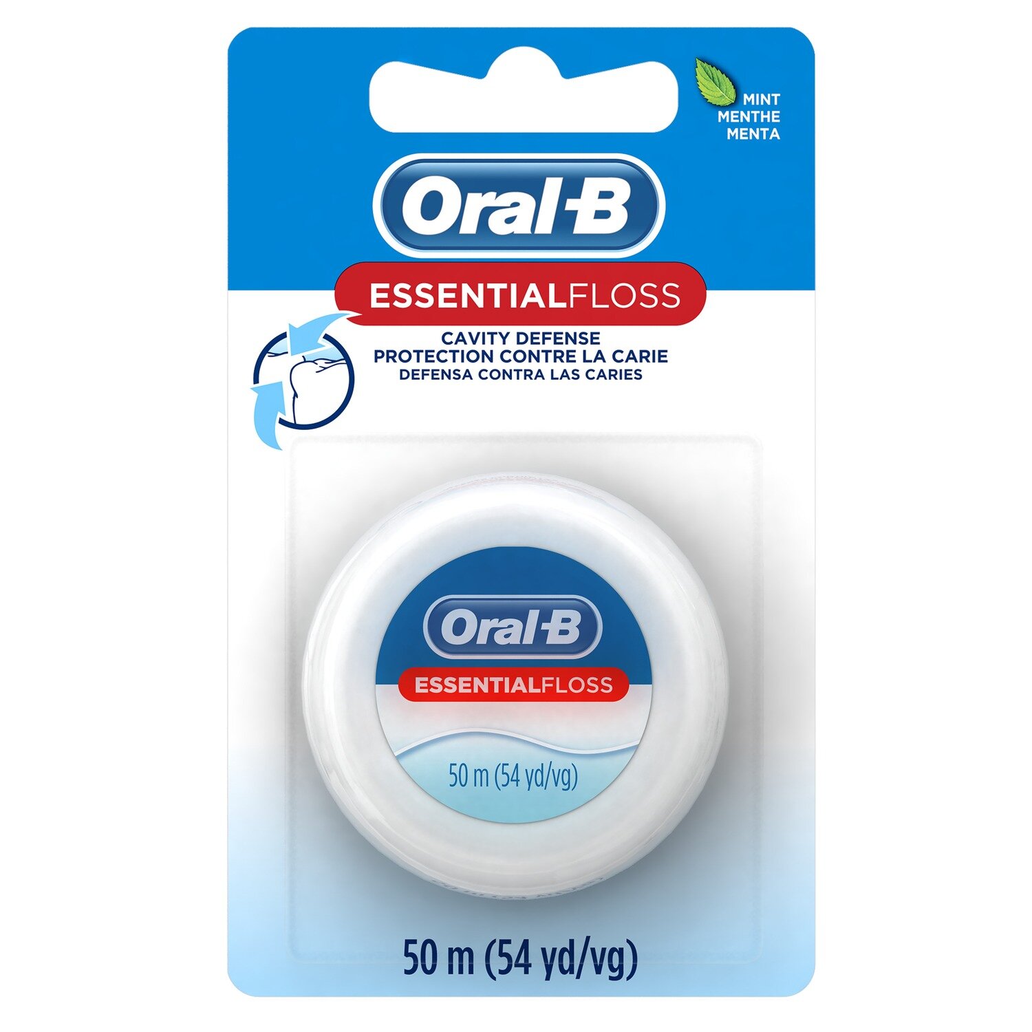 Oral-B Essential Floss Cavity Defense - Mint 50m