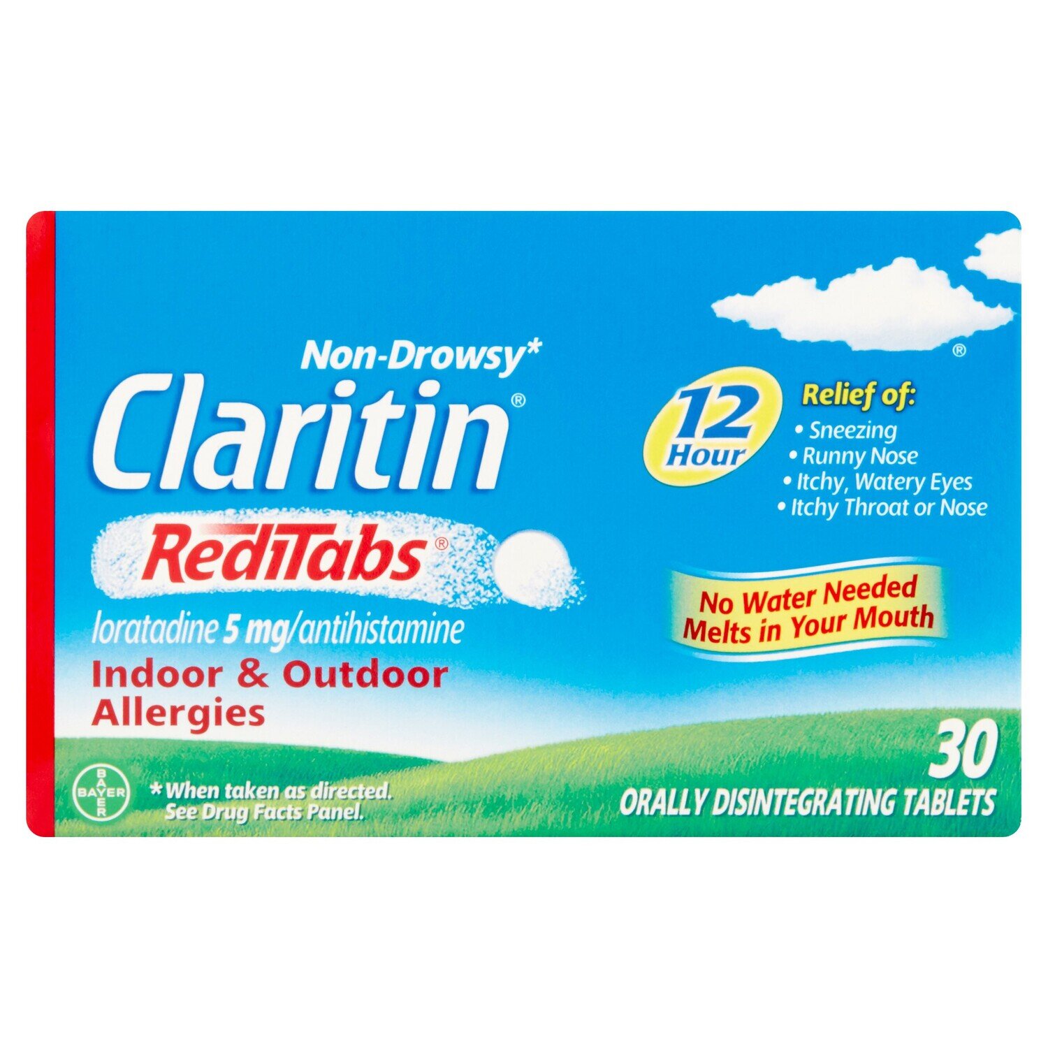 Claritin Non-Drowsy RediTabs Orally Disintegrating Tablets 30 ct