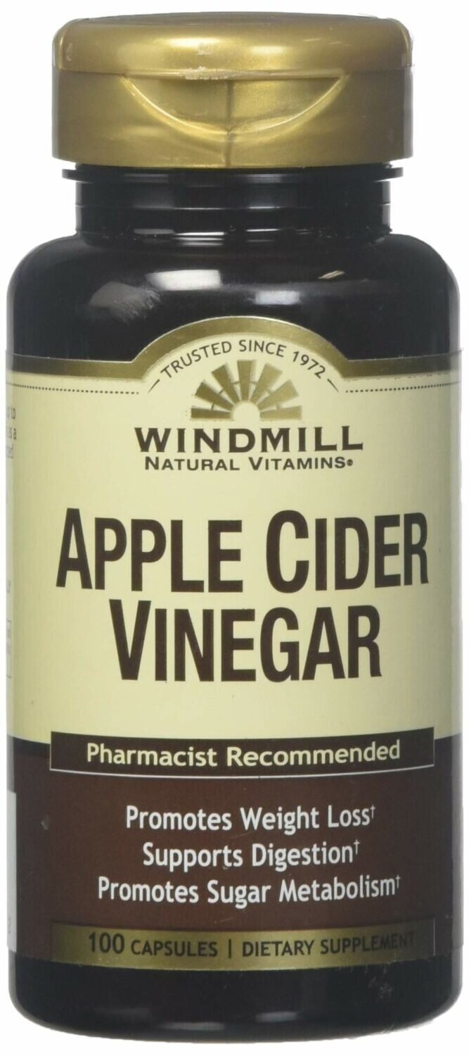 Apple Cider Vinegar 376mg Capsules 100ct