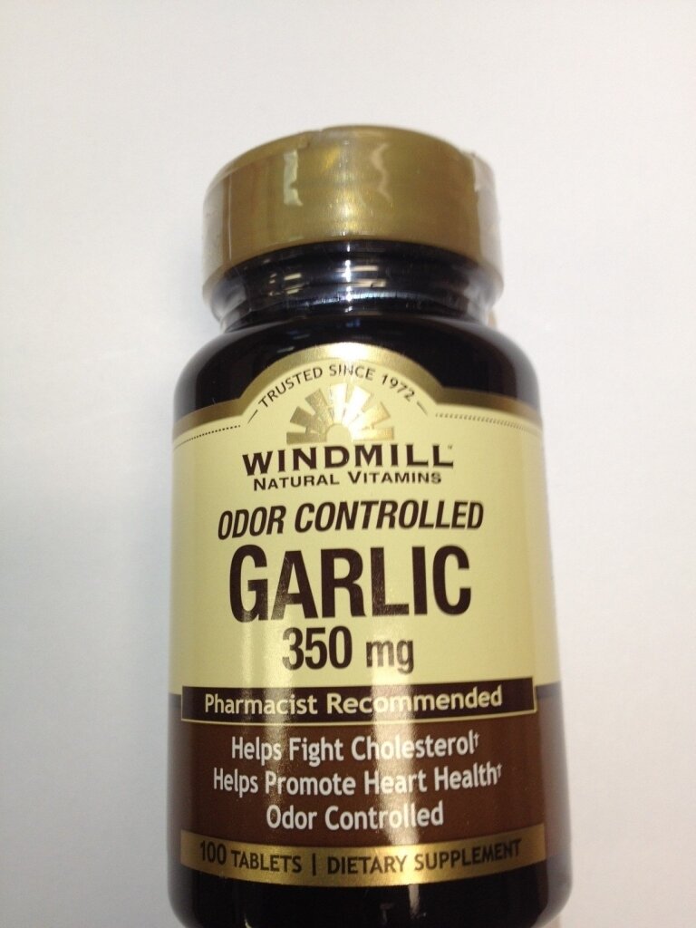 Garlic Odor Controlled 350mg Tablets 100ct