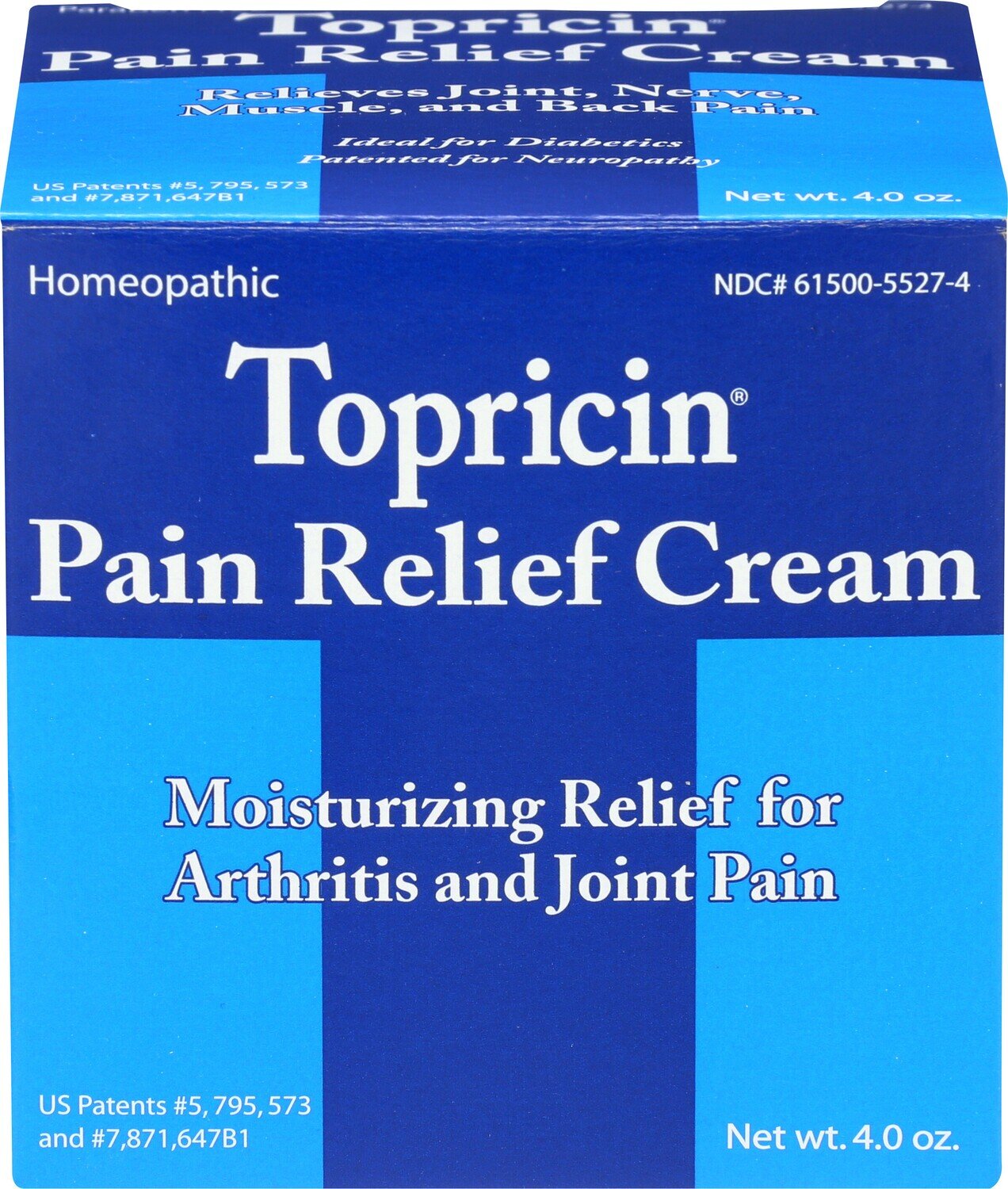 Topricin Pain Relief Cream 4 fl oz